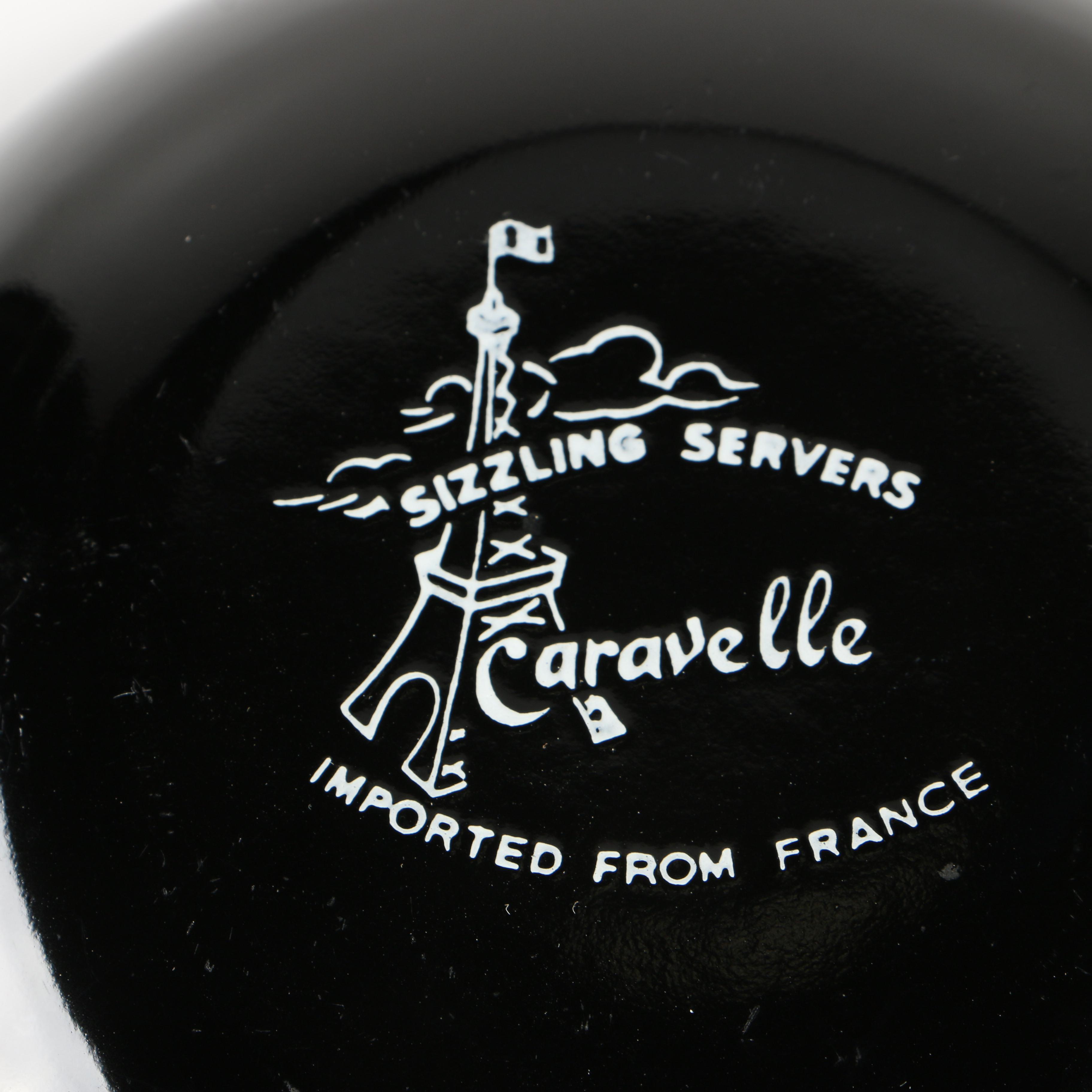 Caravelle "Sizzling Servers" Enamel Cookware with Mugs