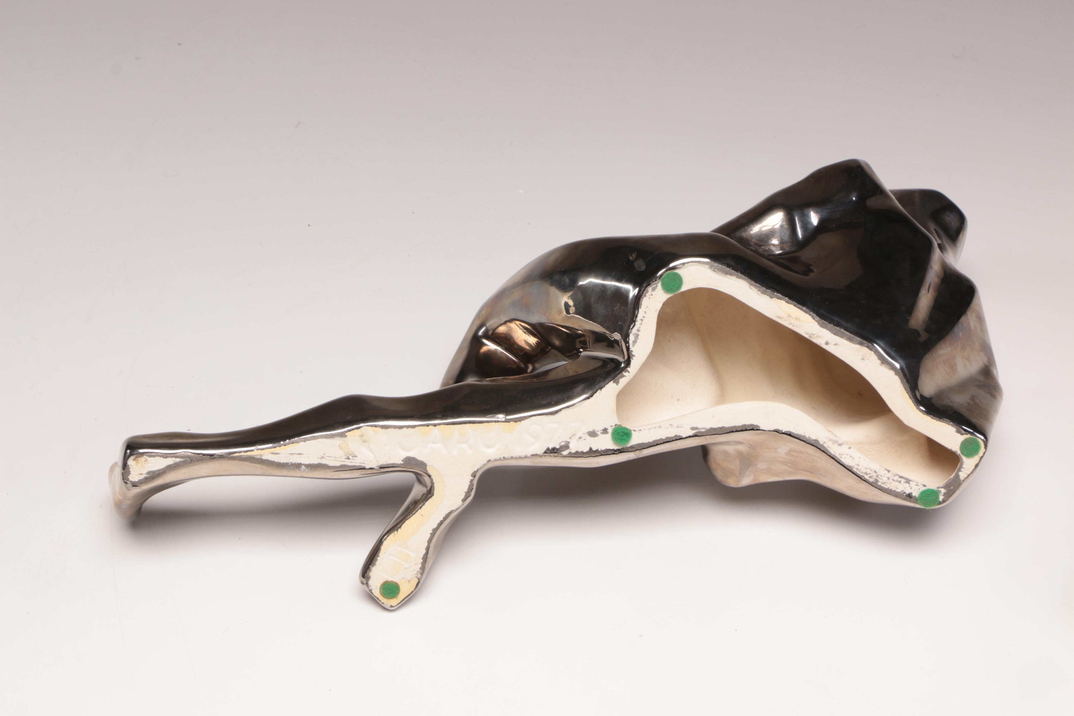 Jaru Silver Tone Modern Figure Sculptures, circa 1977