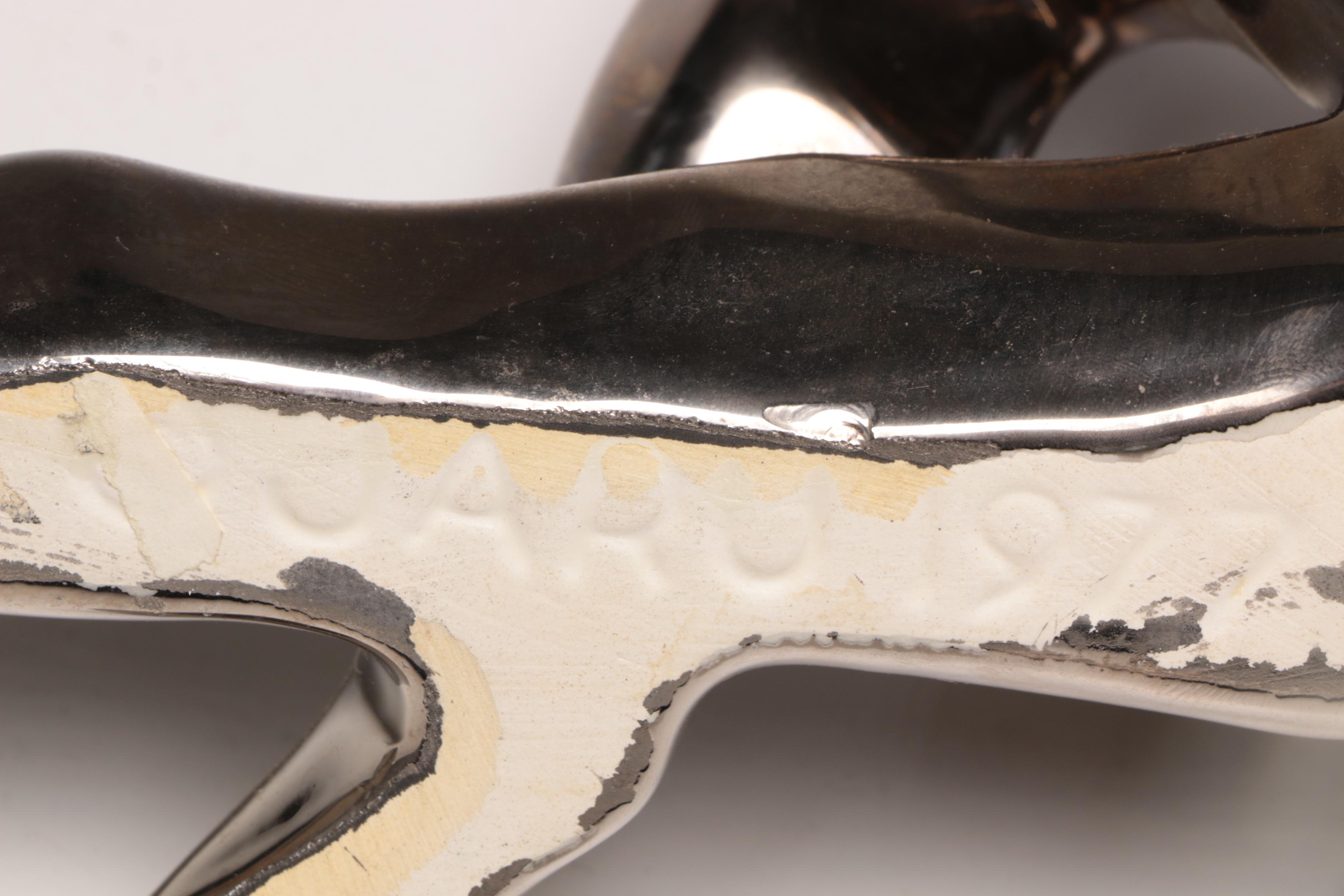 Jaru Silver Tone Modern Figure Sculptures, circa 1977