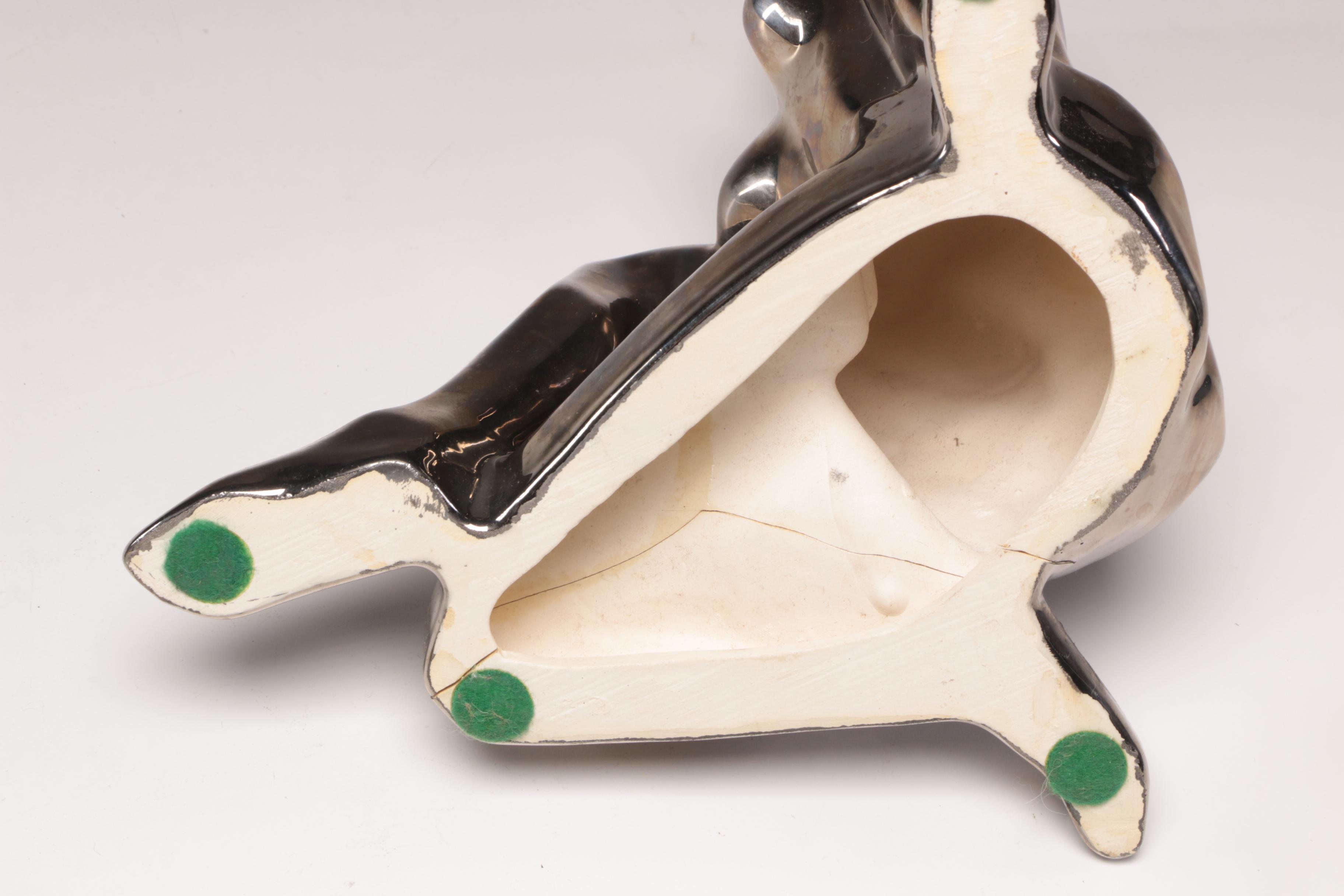 Jaru Silver Tone Modern Figure Sculptures, circa 1977