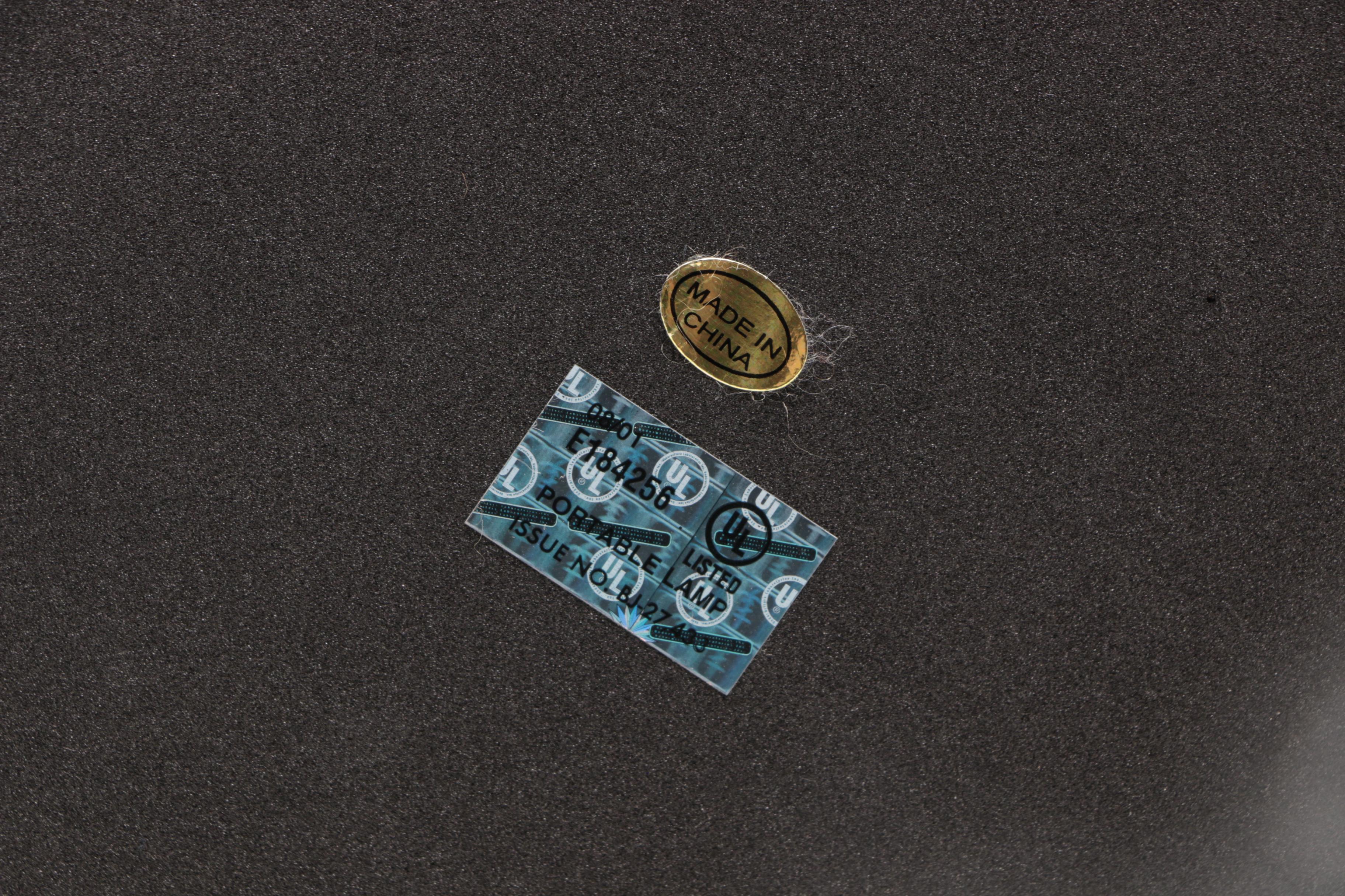 Art Nouveau Style Table Lamp with Bead Embellished Shade