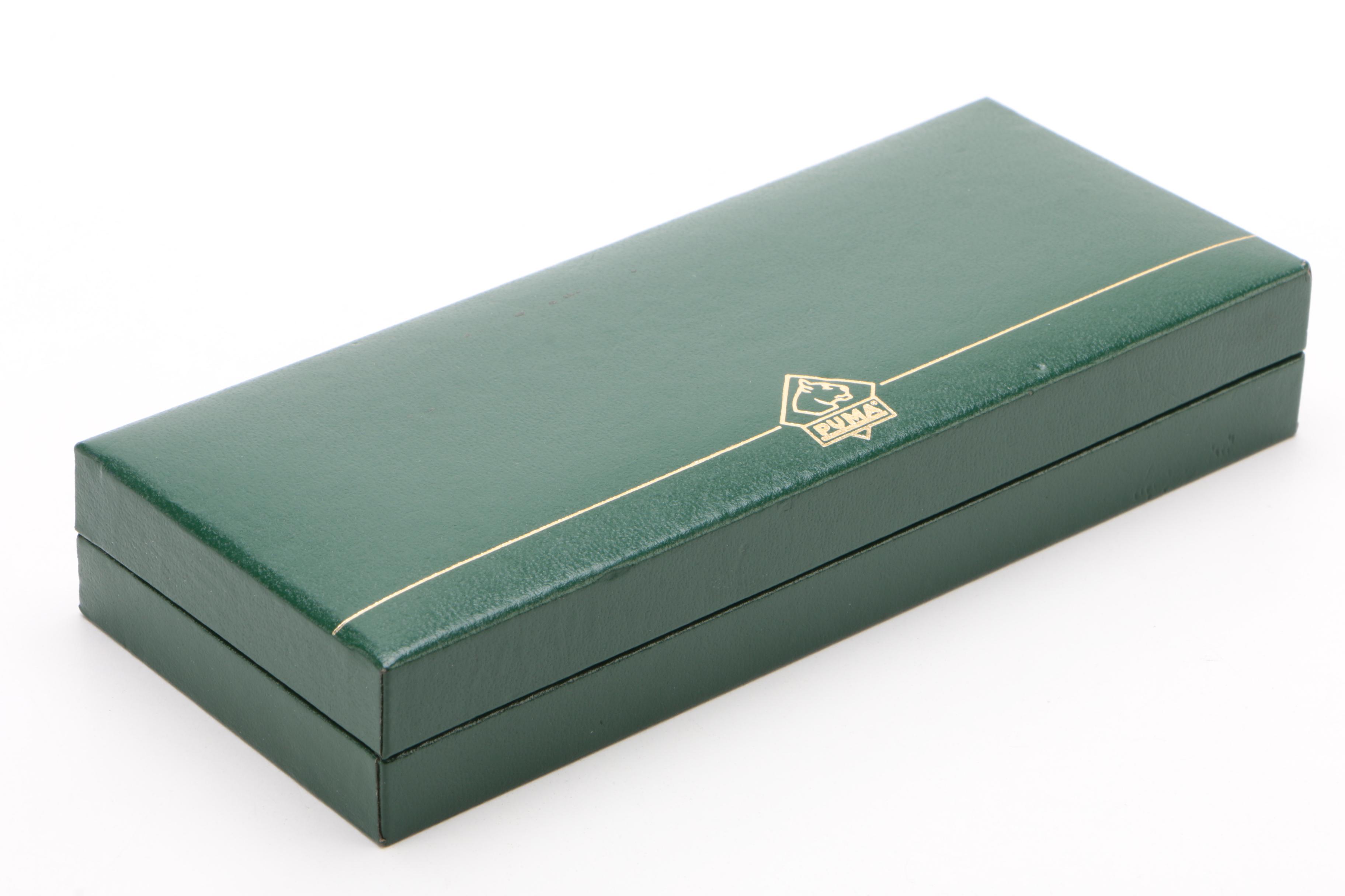 Puma Folding Pocket Knife with Lapis Lazuli Handle