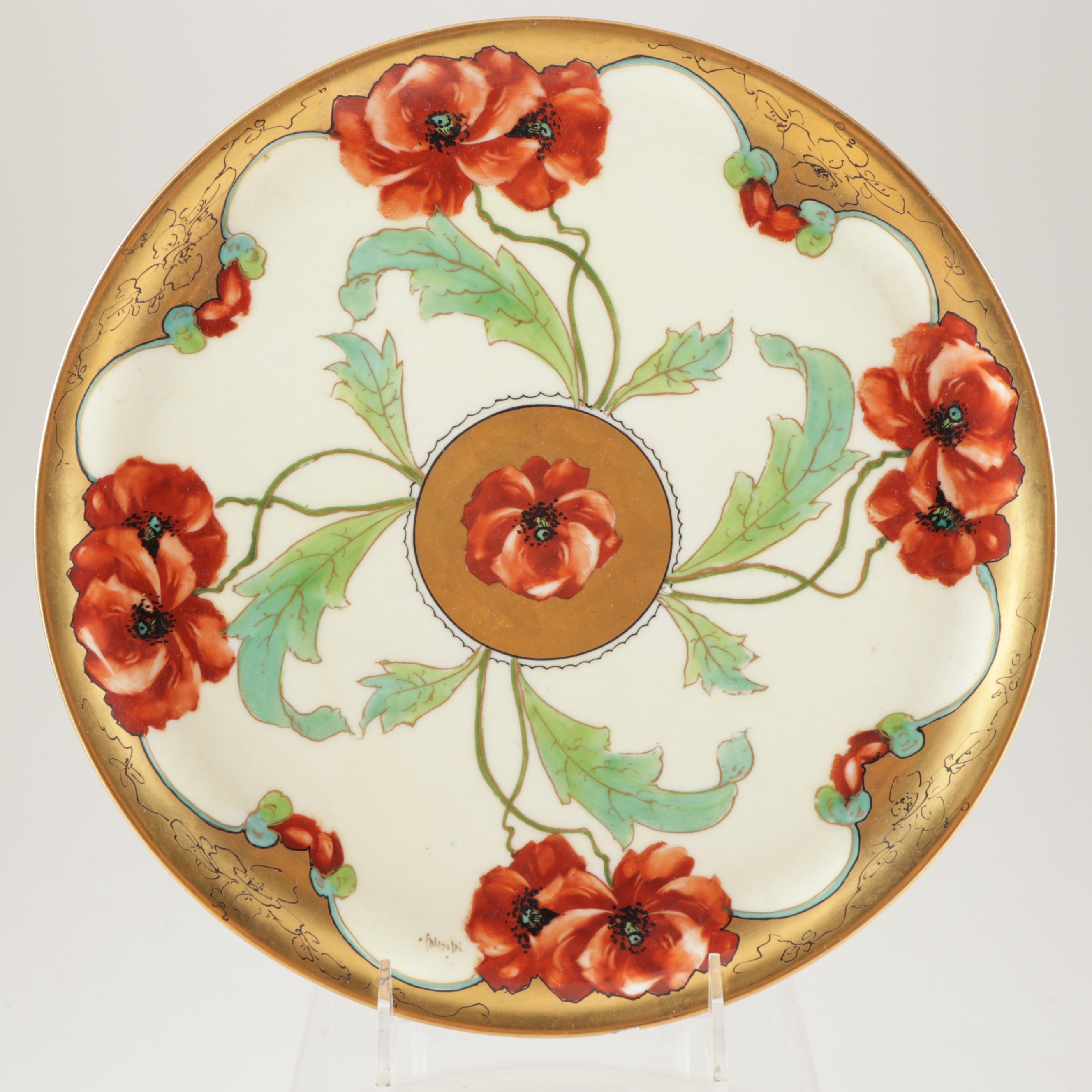 Pickard Hand-Painted Porcelain Tableware; Early 20th Century