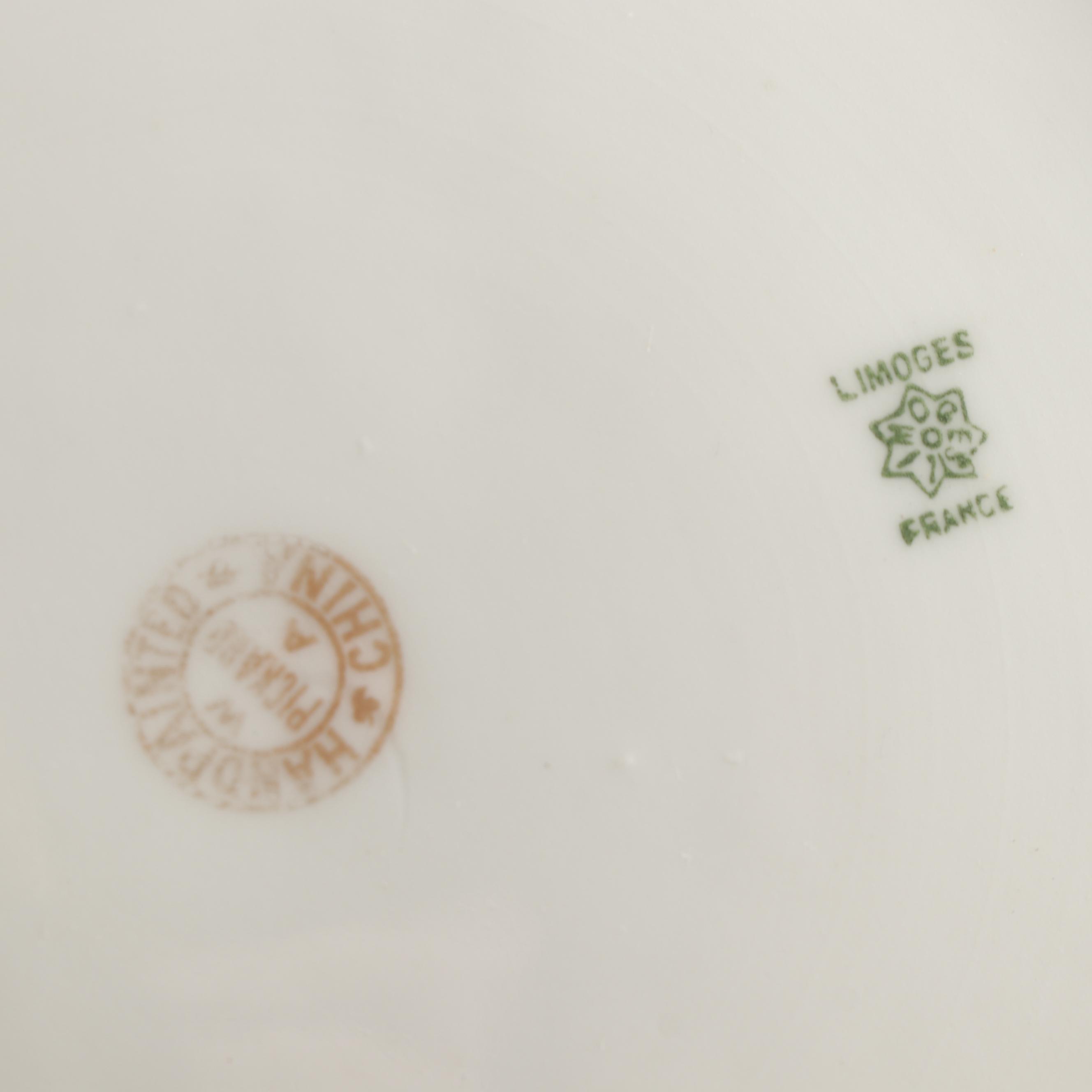 Pickard Hand-Painted Porcelain Tableware; Early 20th Century