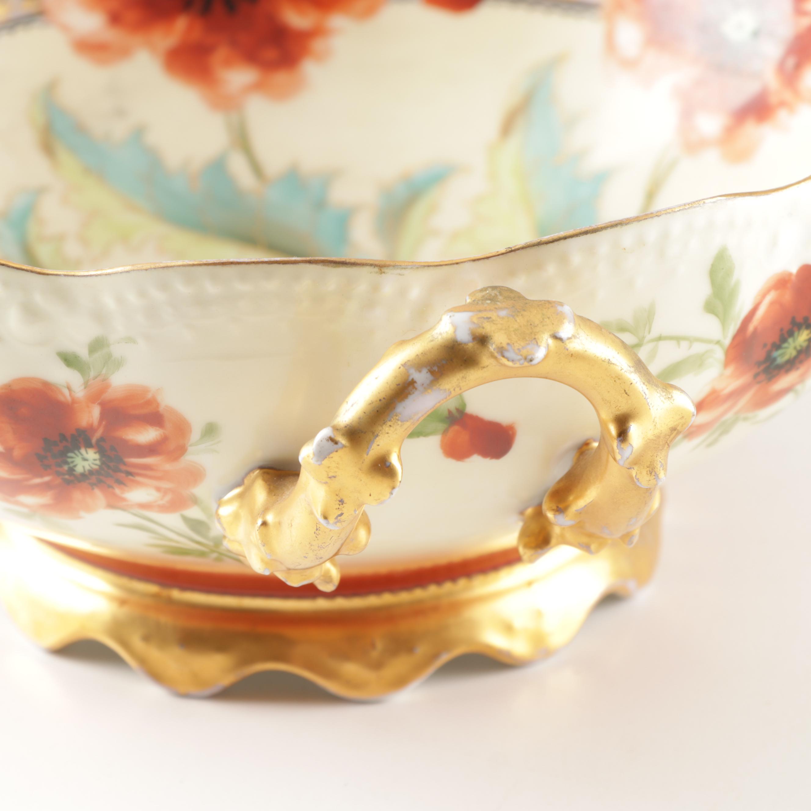 Pickard Hand-Painted Porcelain Tableware; Early 20th Century