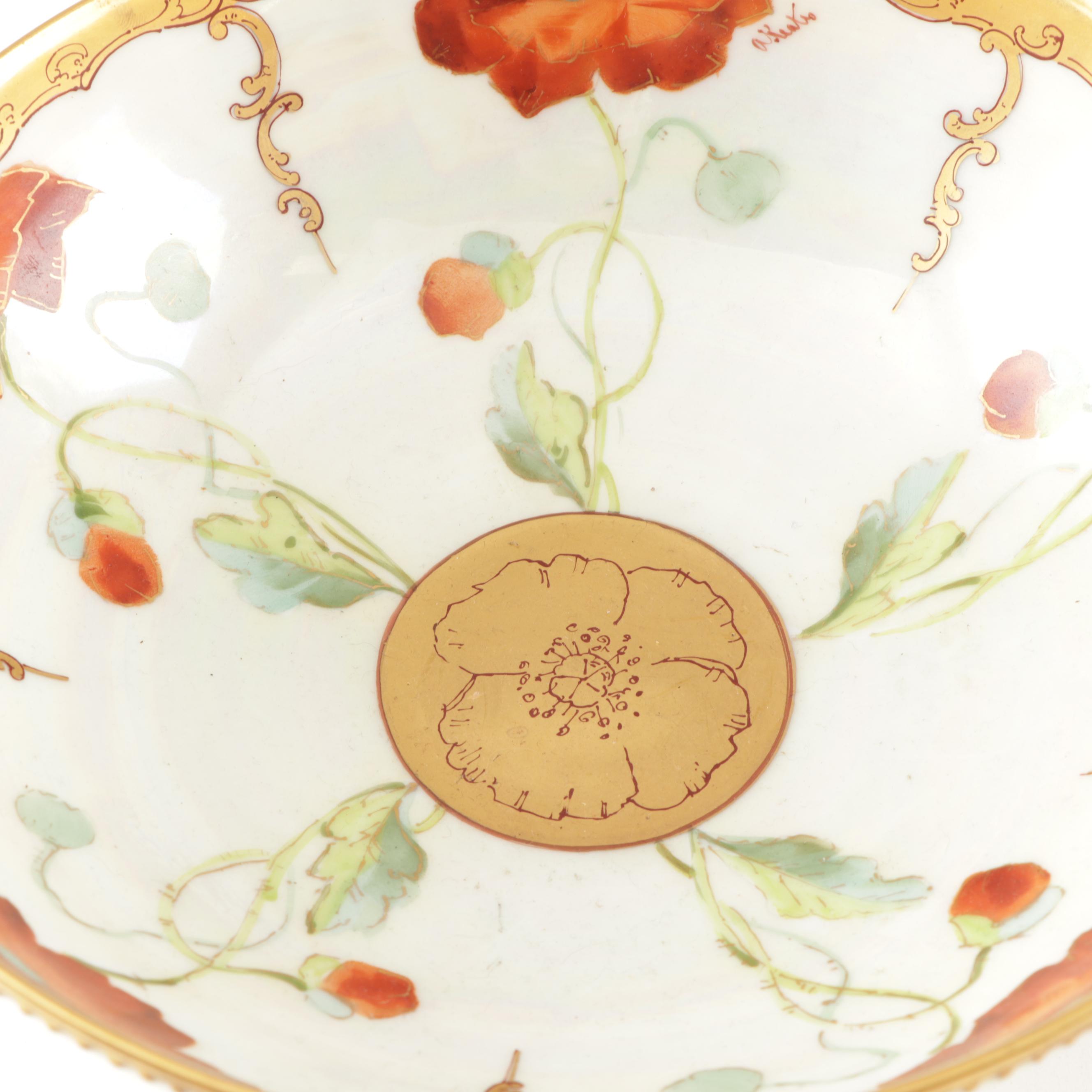 Pickard Hand-Painted Porcelain Tableware; Early 20th Century