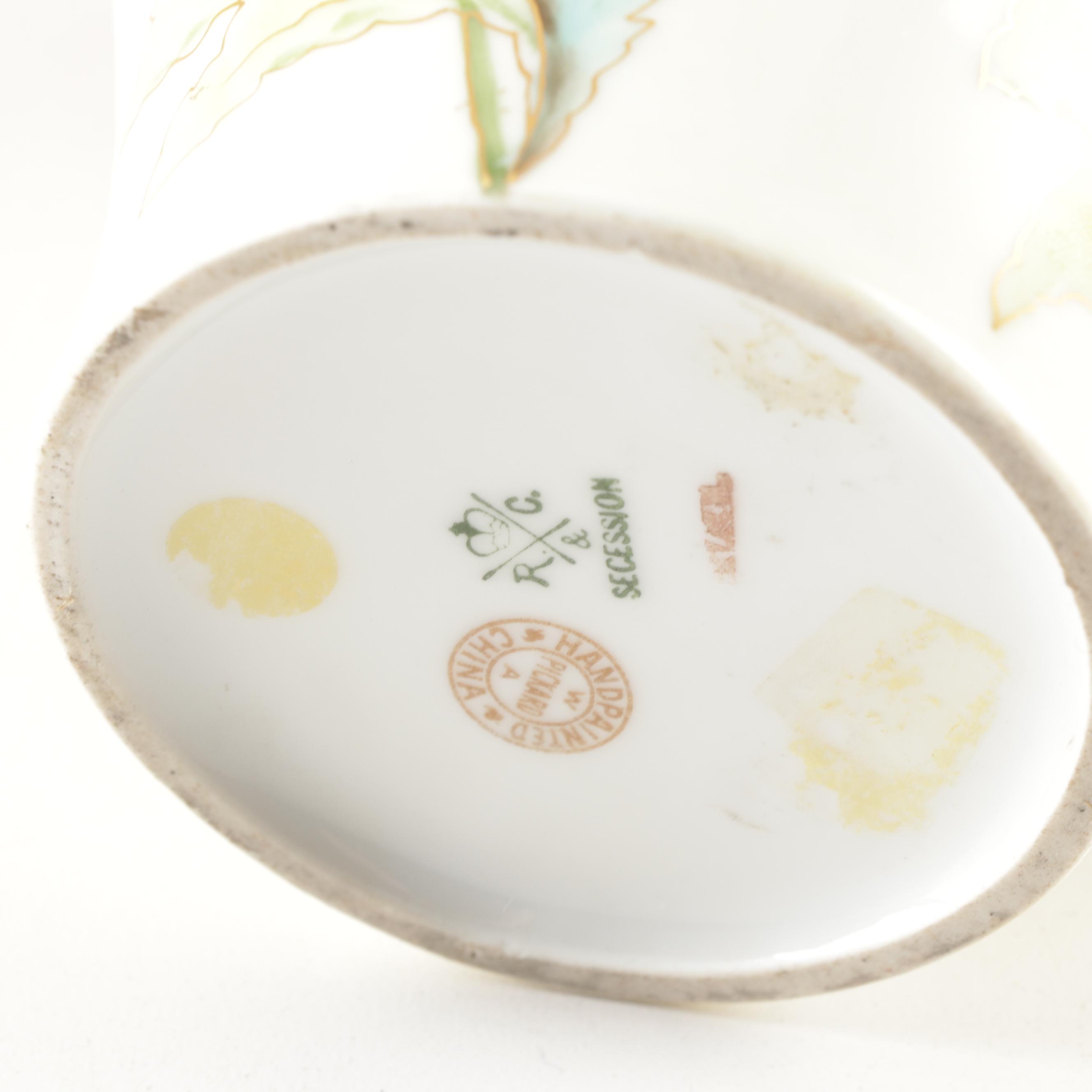 Pickard Hand-Painted Porcelain Tableware; Early 20th Century