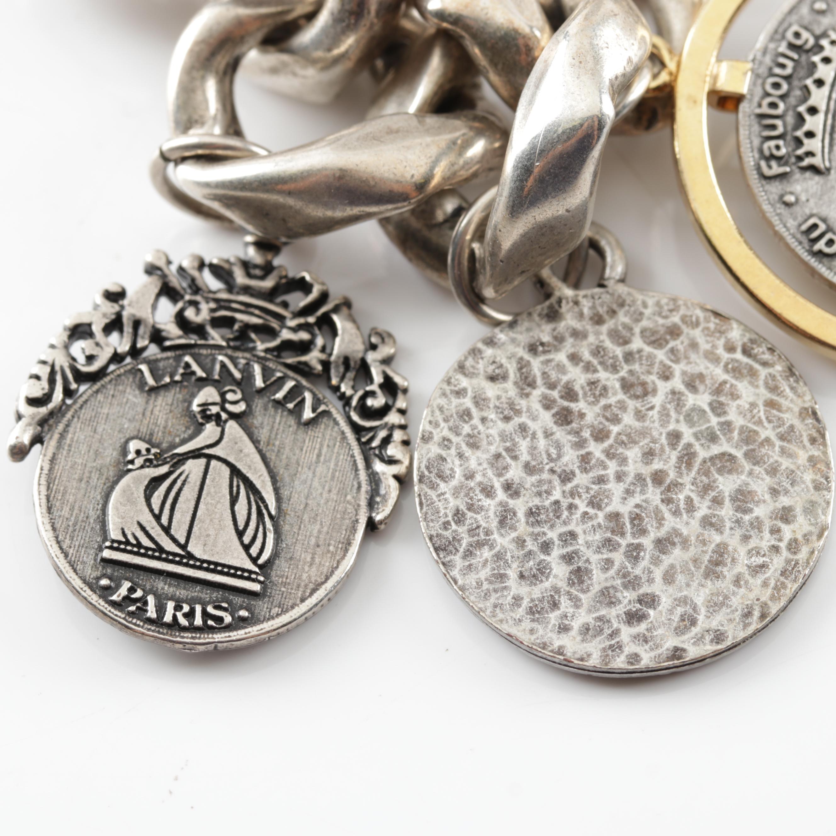 Lanvin Large Link Charm Necklace