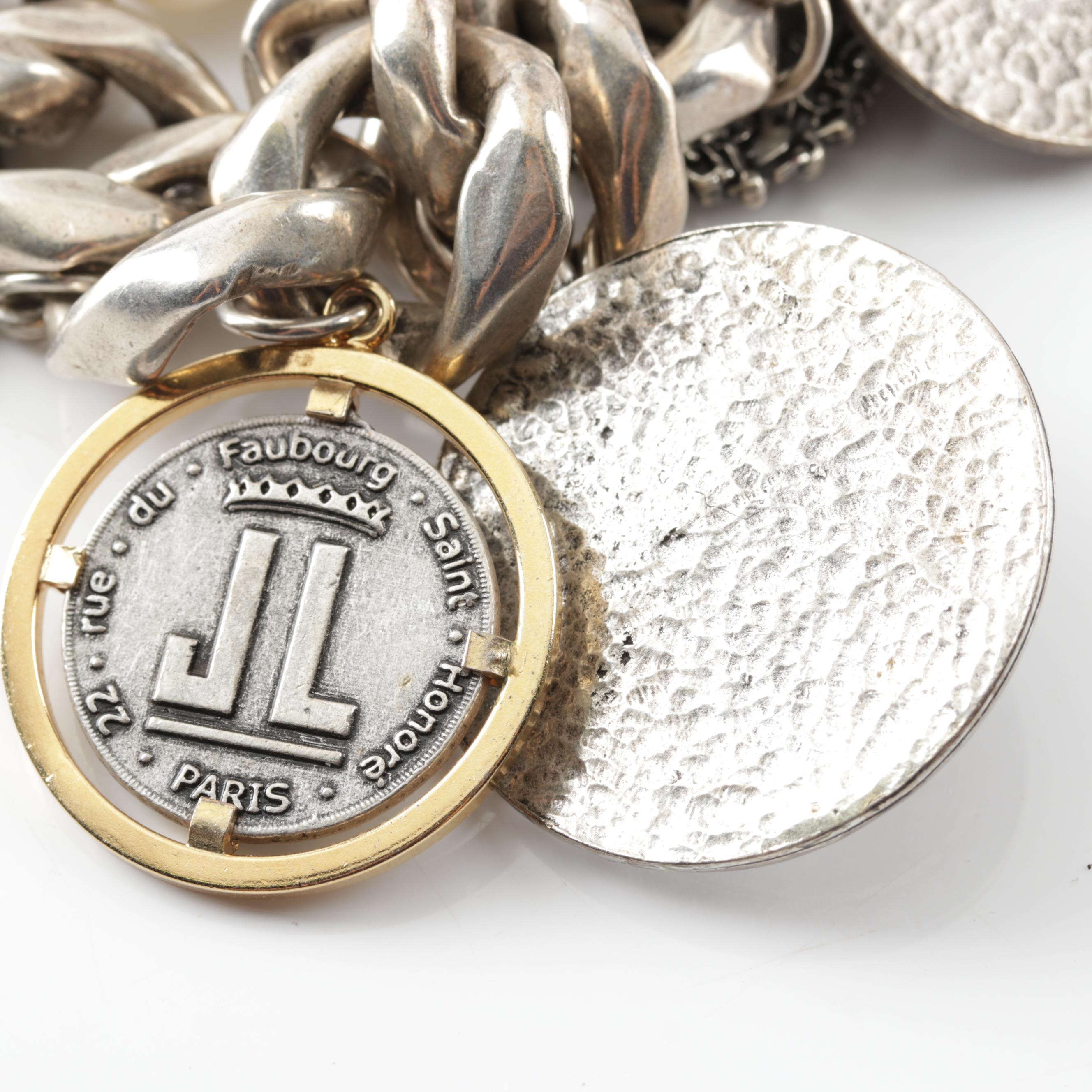 Lanvin Large Link Charm Necklace