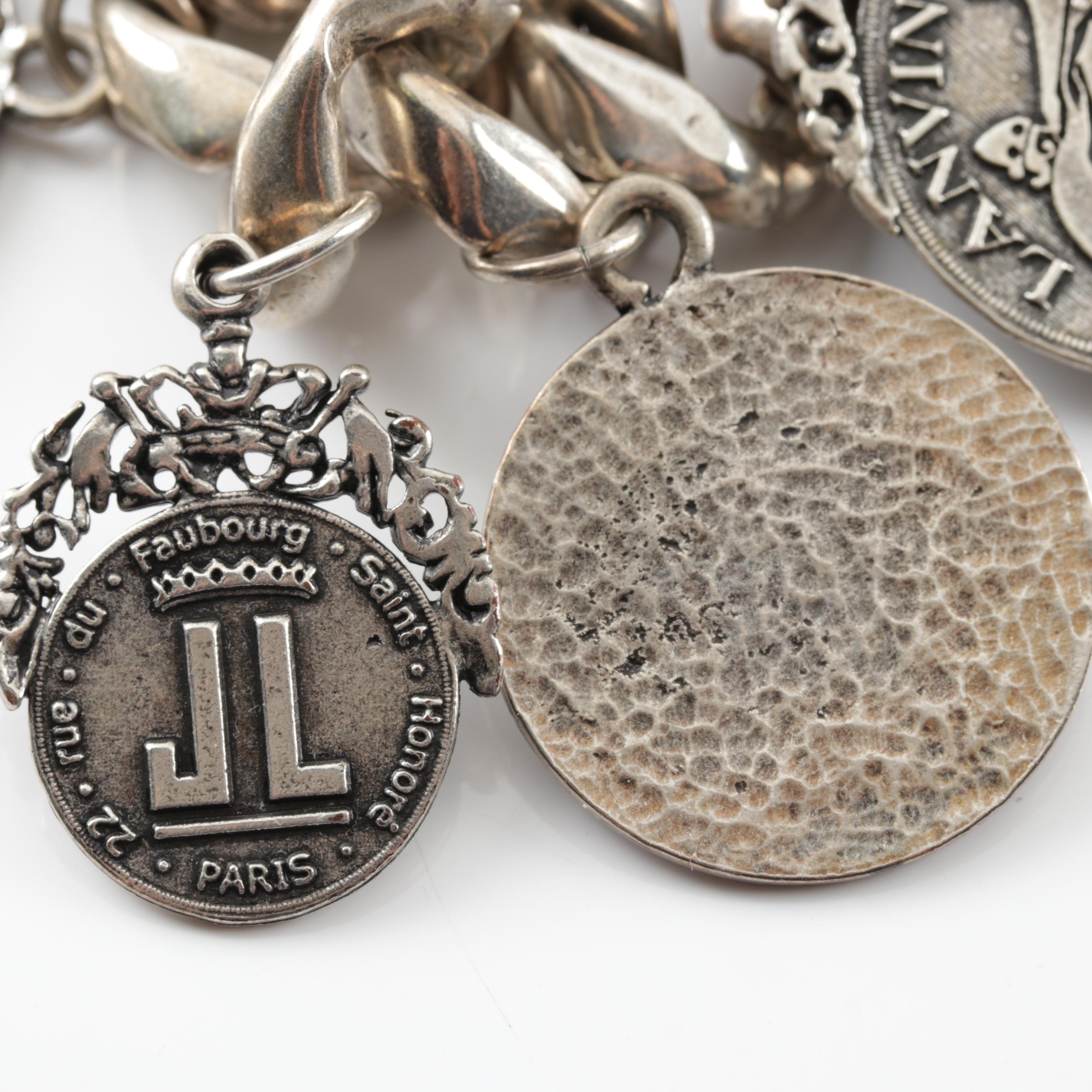Lanvin Large Link Charm Necklace