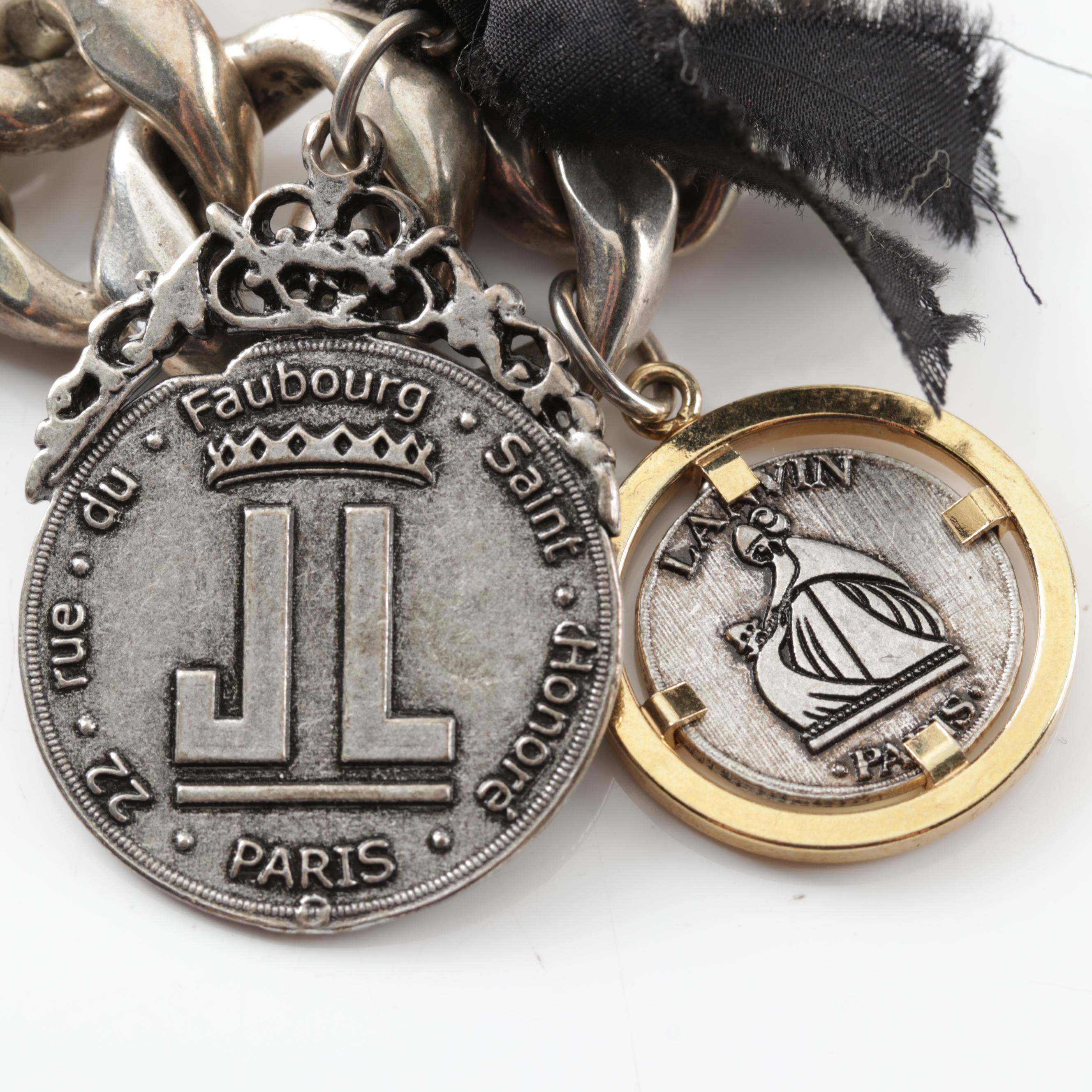 Lanvin Large Link Charm Necklace