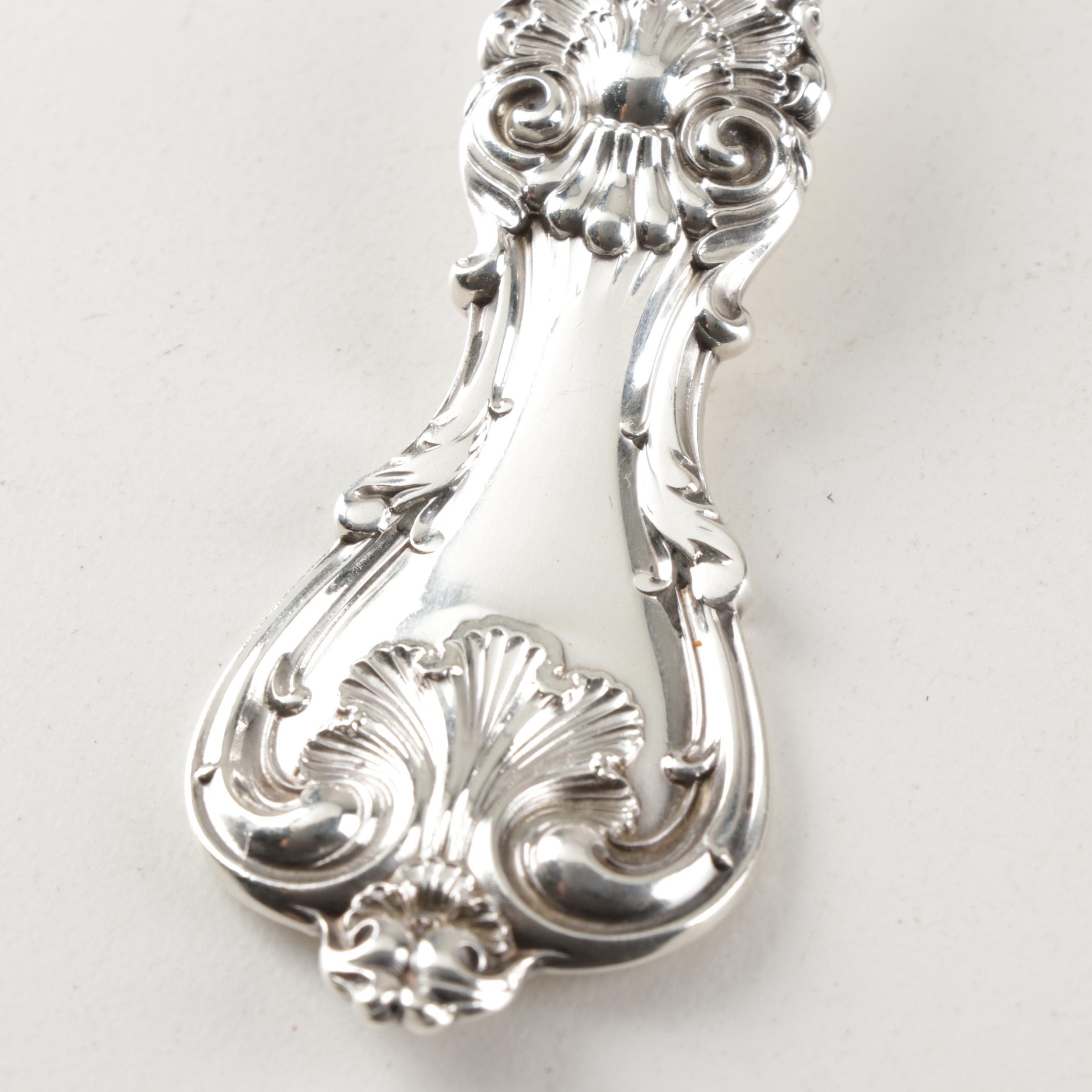 Whiting Division Sterling Silver "King Edward" Shell Form Berry/Casserole Spoon