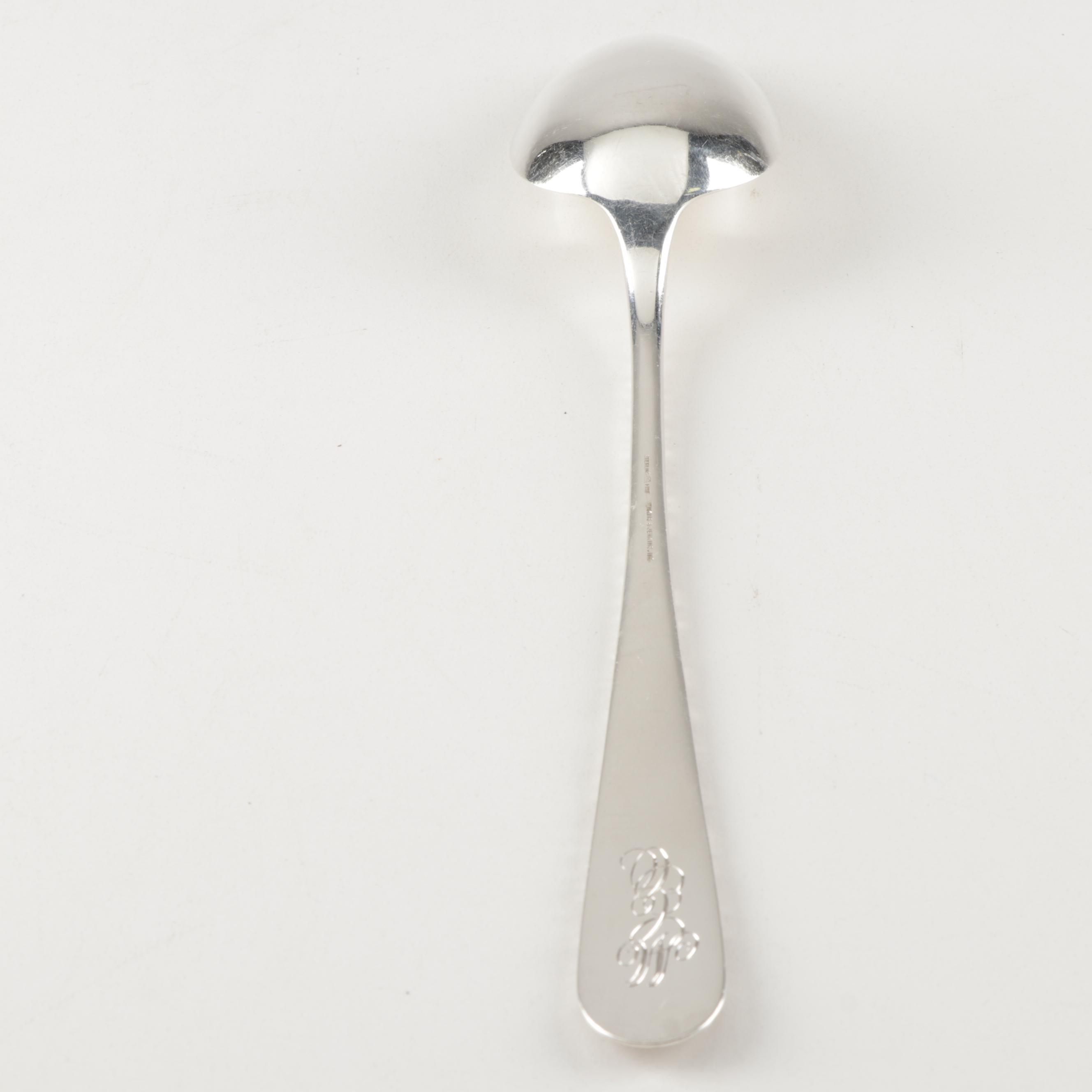 Jenkins & Jenkins "Repousse" Sterling Silver Dressing Spoon, Circa 1910