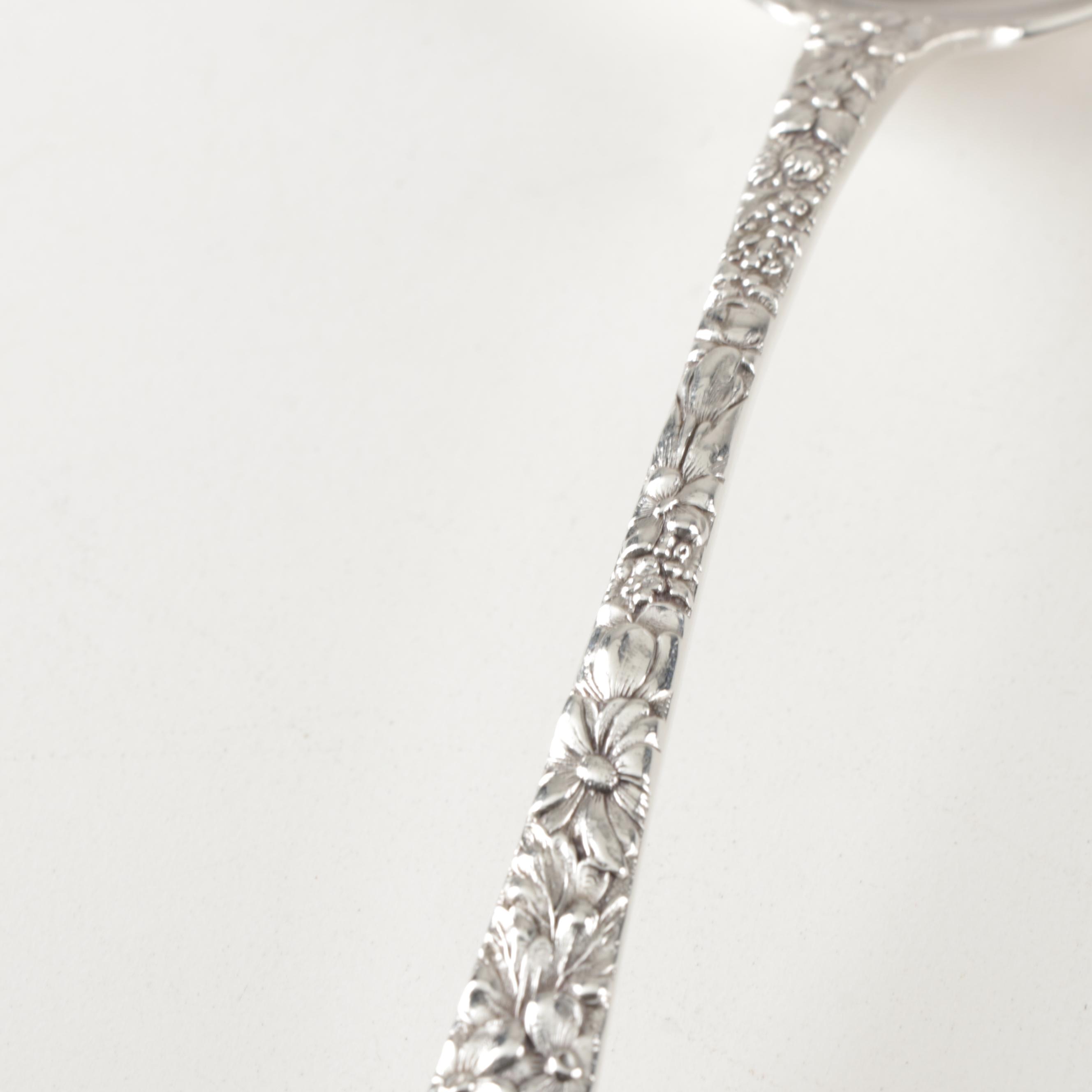Kirk Stieff Sterling Silver "Stieff Rose" Dressing Spoon