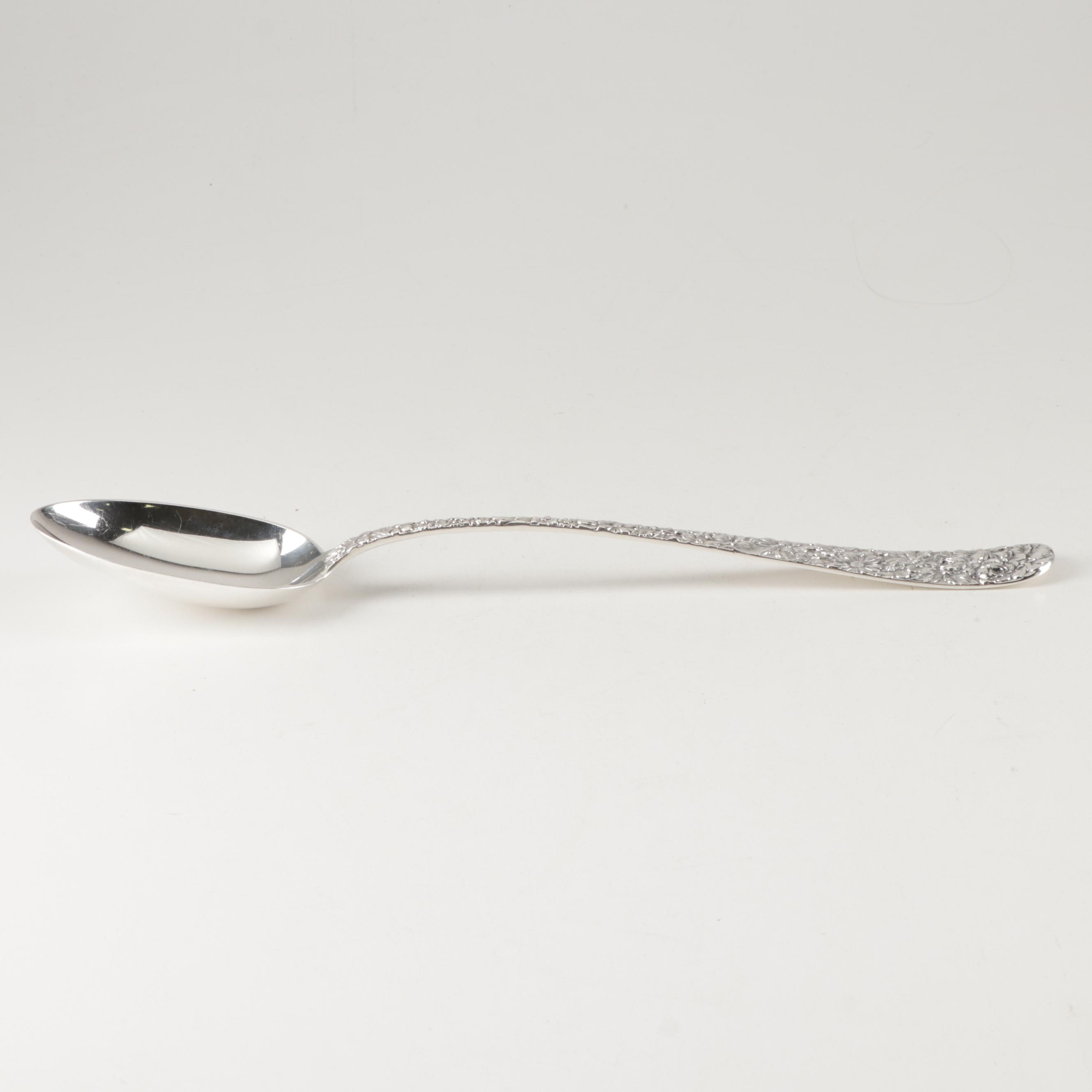 Kirk Stieff Sterling Silver "Stieff Rose" Dressing Spoon