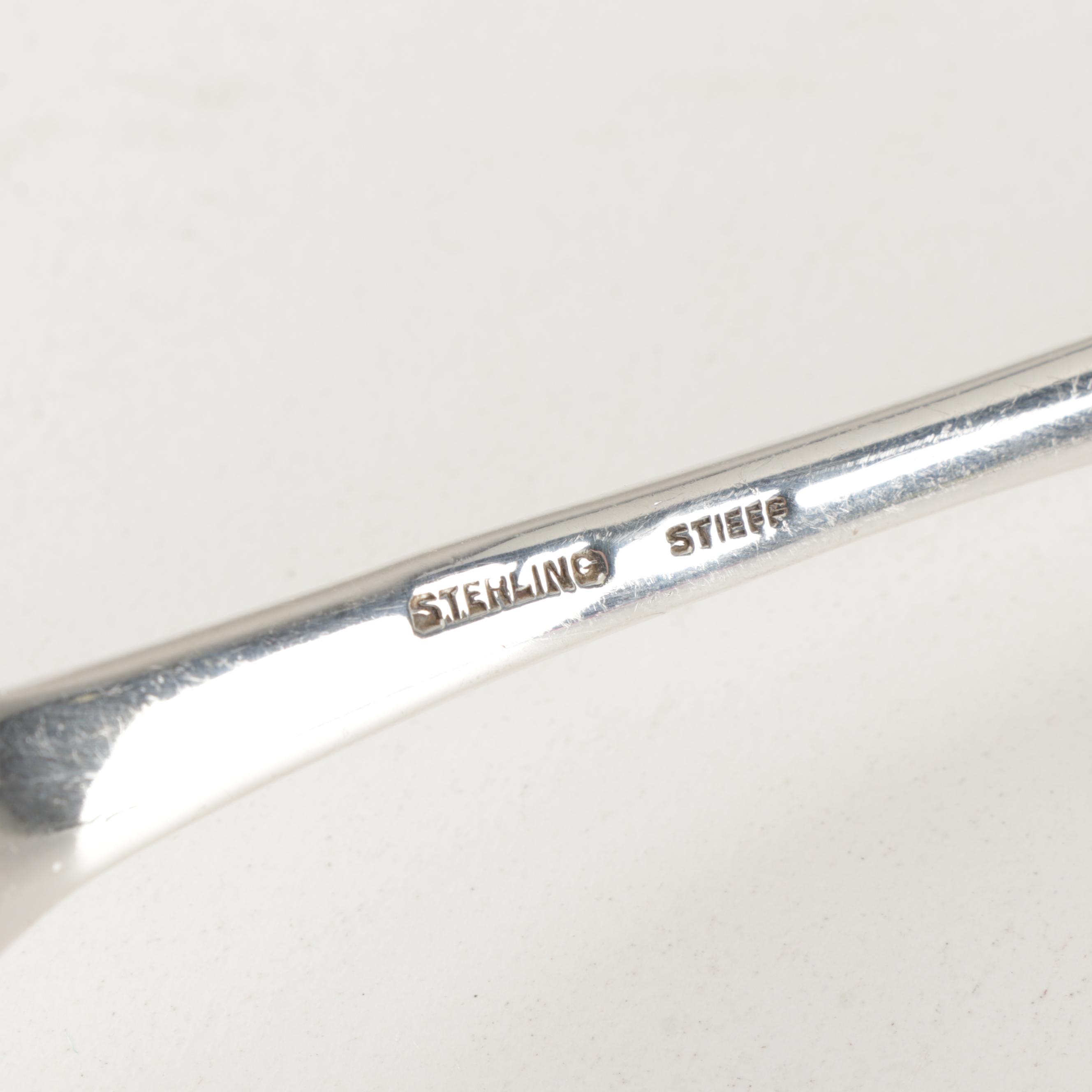 Kirk Stieff Sterling Silver "Stieff Rose" Dressing Spoon