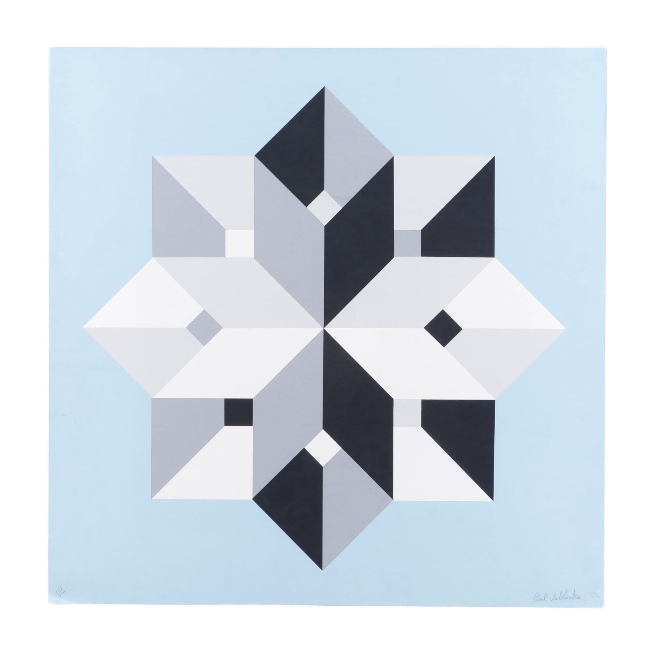 Paul Jablonka Abstract Serigraph