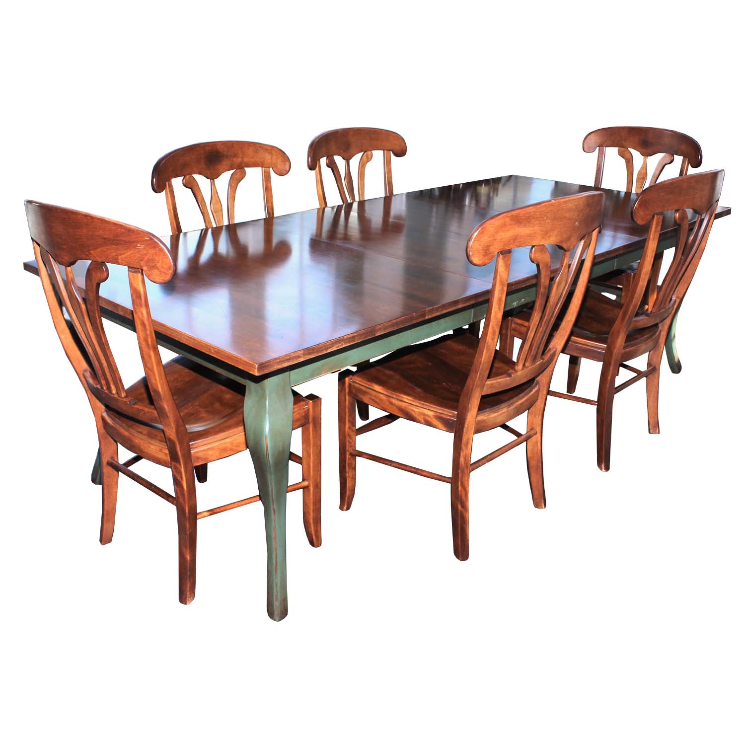 Nichols & Stone Co. Leaf Dining Table and Chairs
