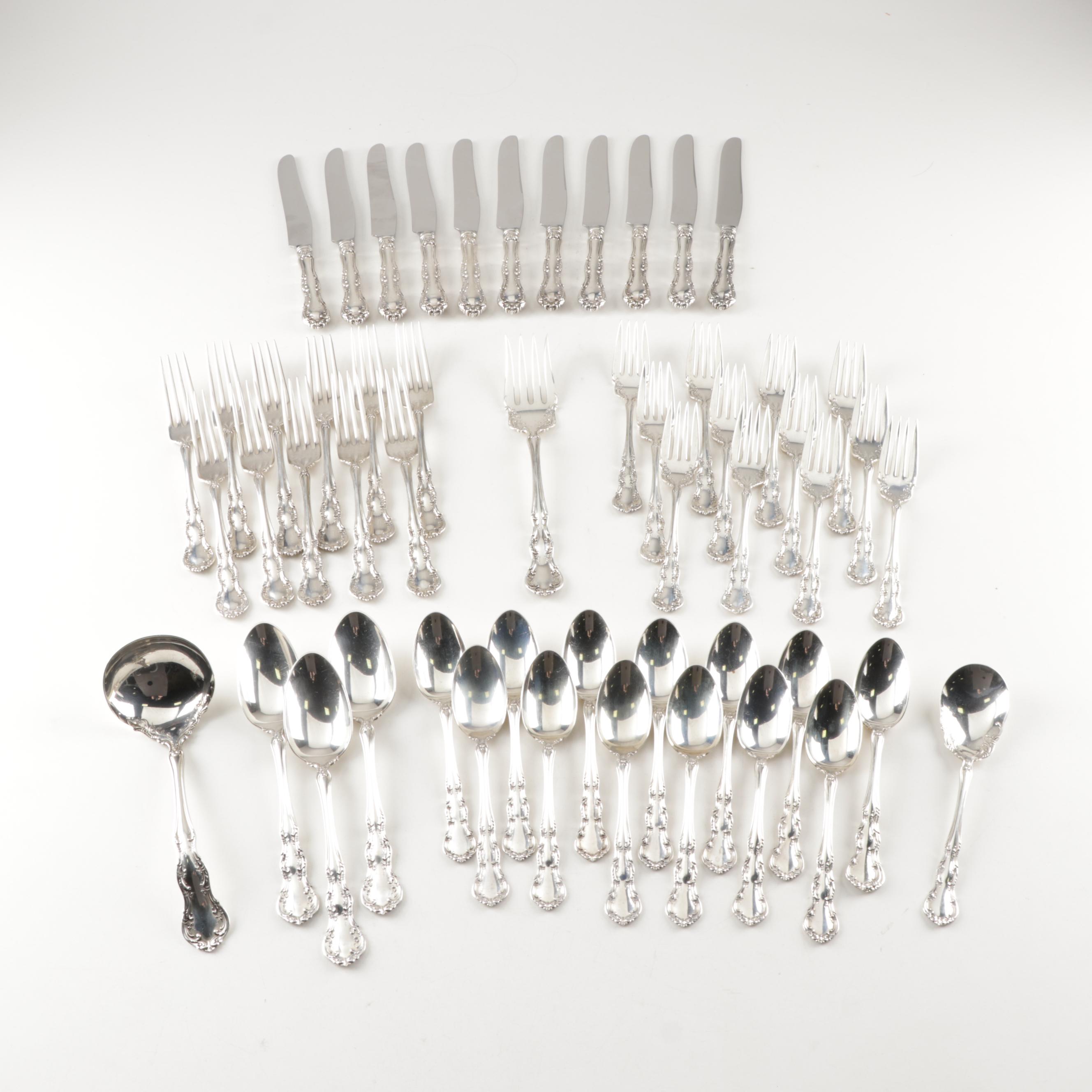 Wallace Sterling Silver "Irving" Flatware, Early 20th Century
