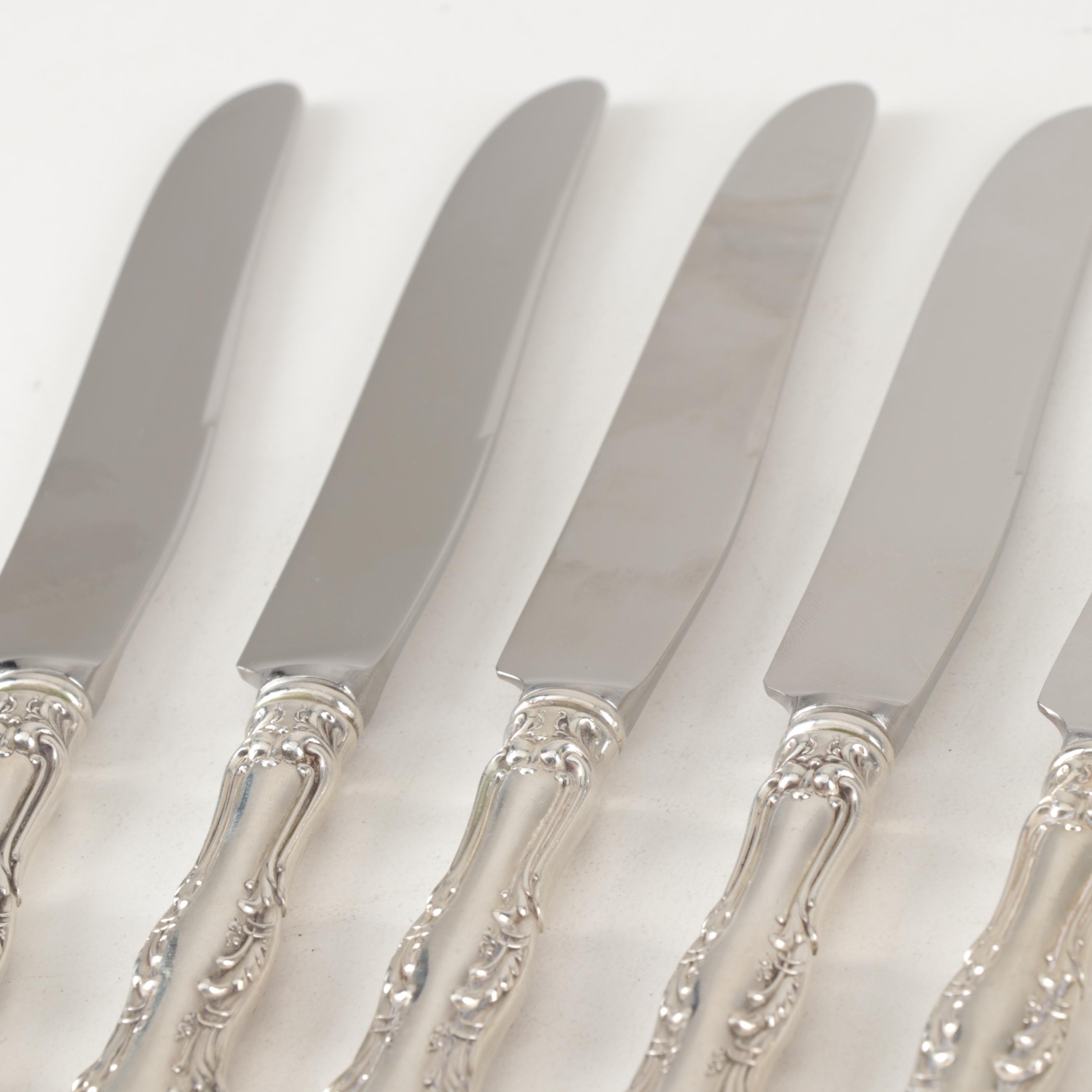 Wallace Sterling Silver "Irving" Flatware, Early 20th Century