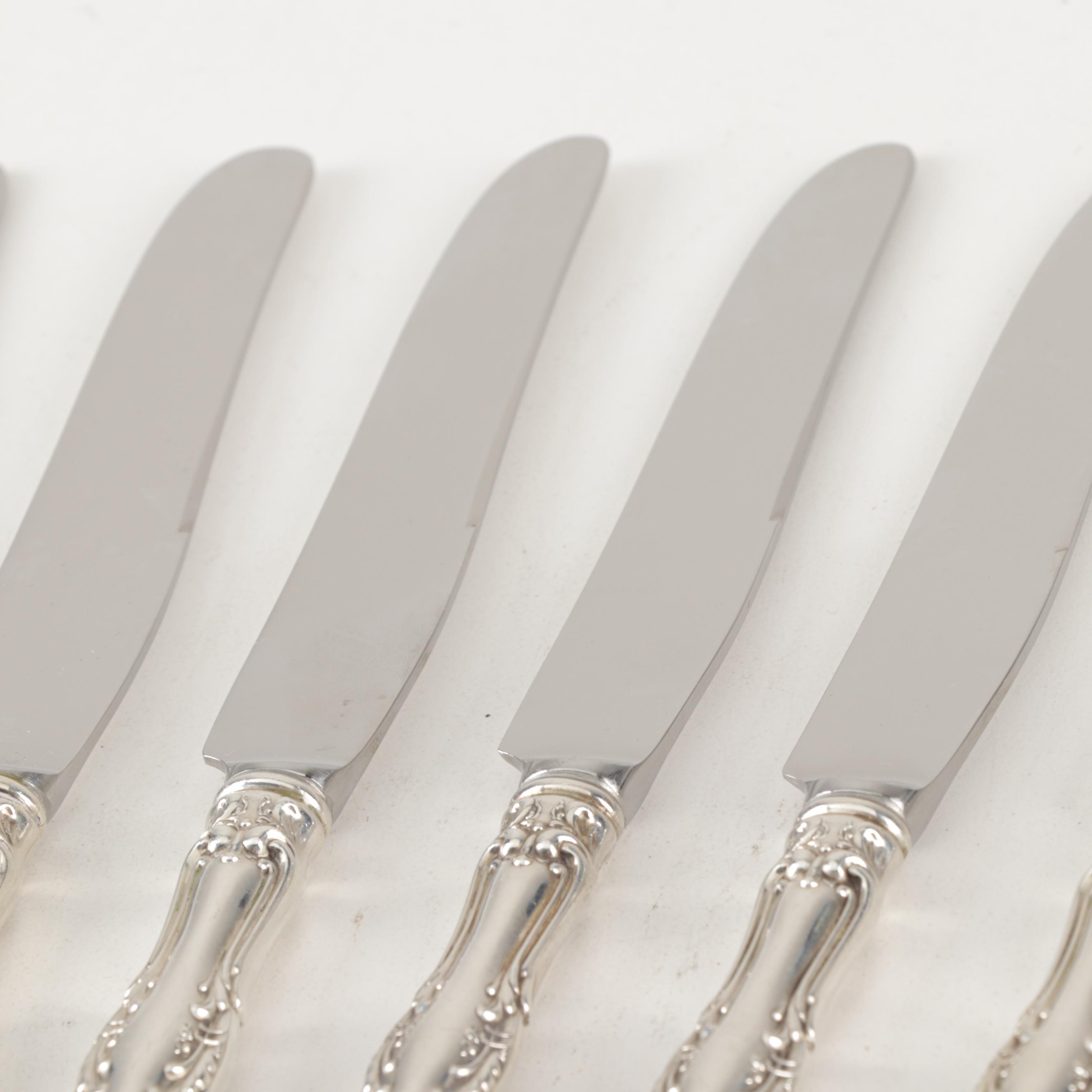 Wallace Sterling Silver "Irving" Flatware, Early 20th Century