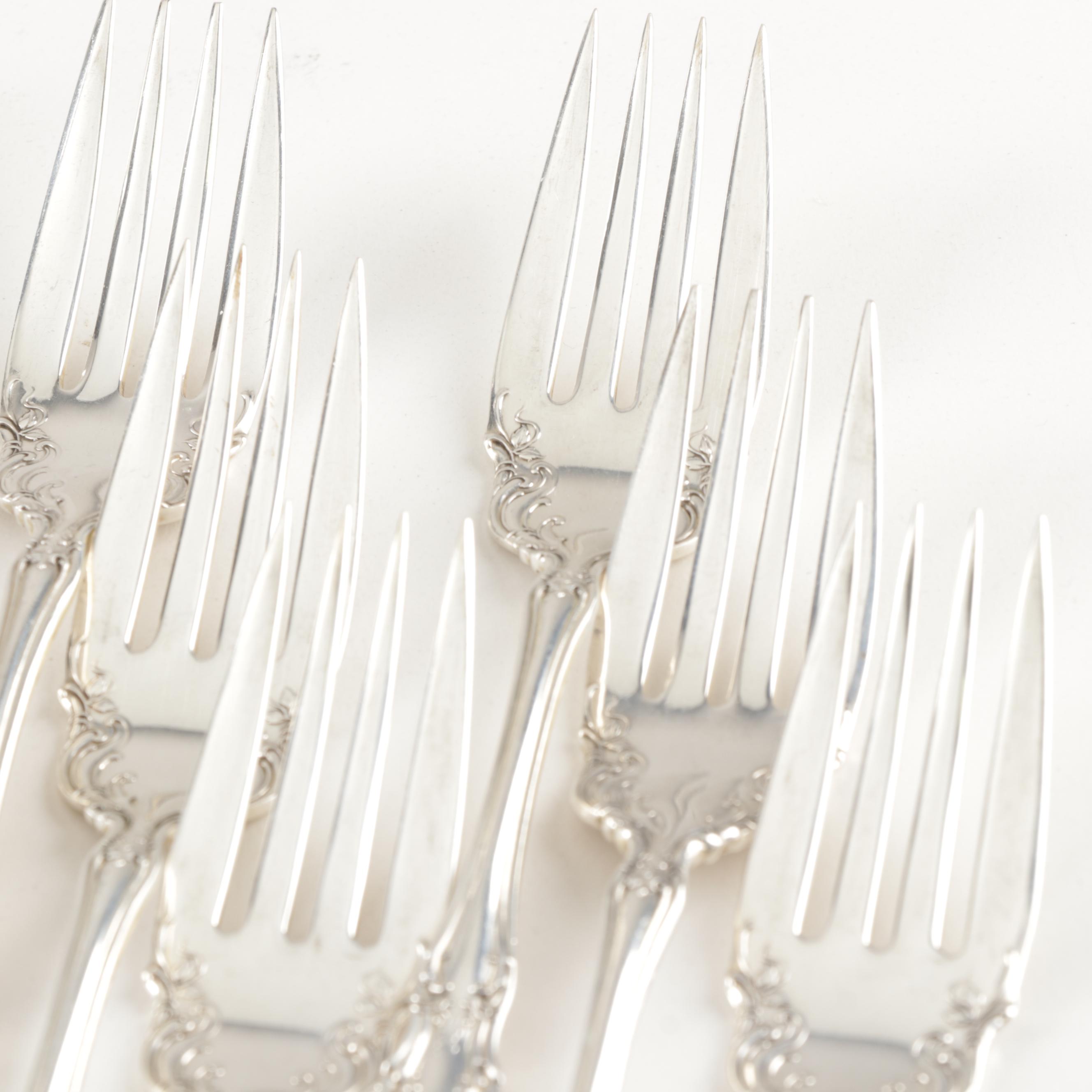Wallace Sterling Silver "Irving" Flatware, Early 20th Century