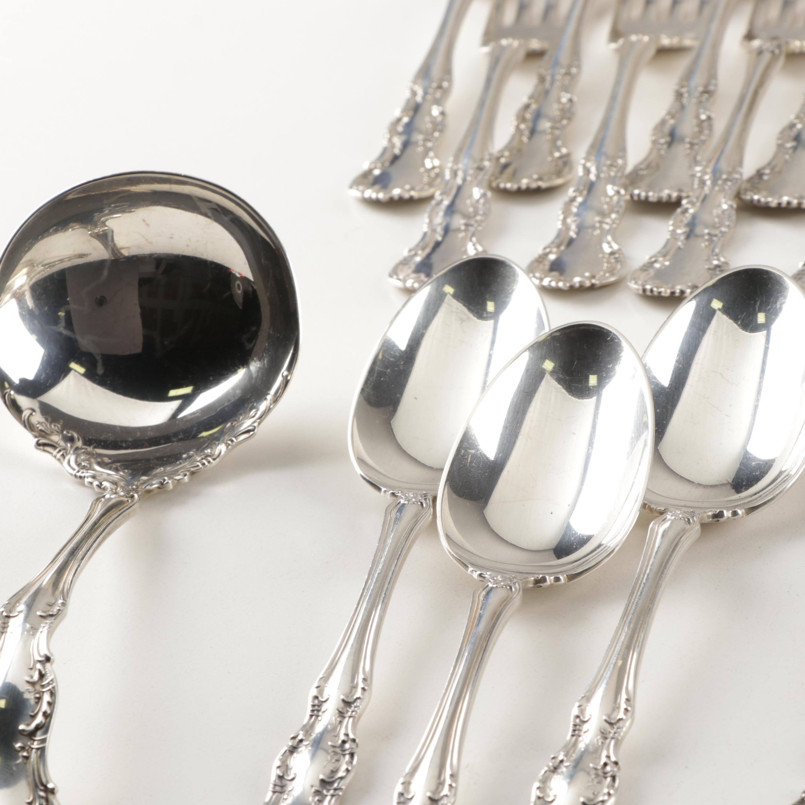 Wallace Sterling Silver "Irving" Flatware, Early 20th Century