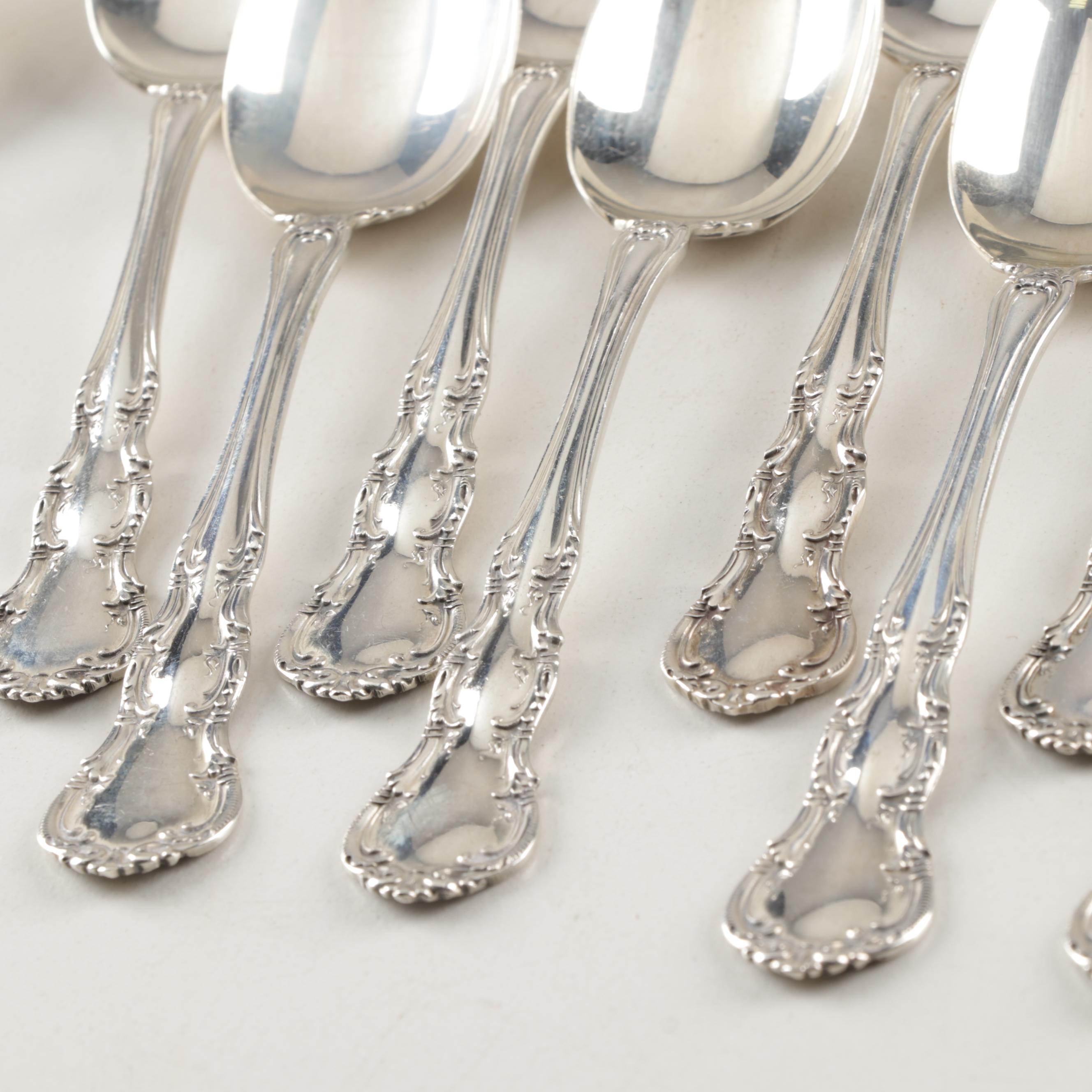 Wallace Sterling Silver "Irving" Flatware, Early 20th Century