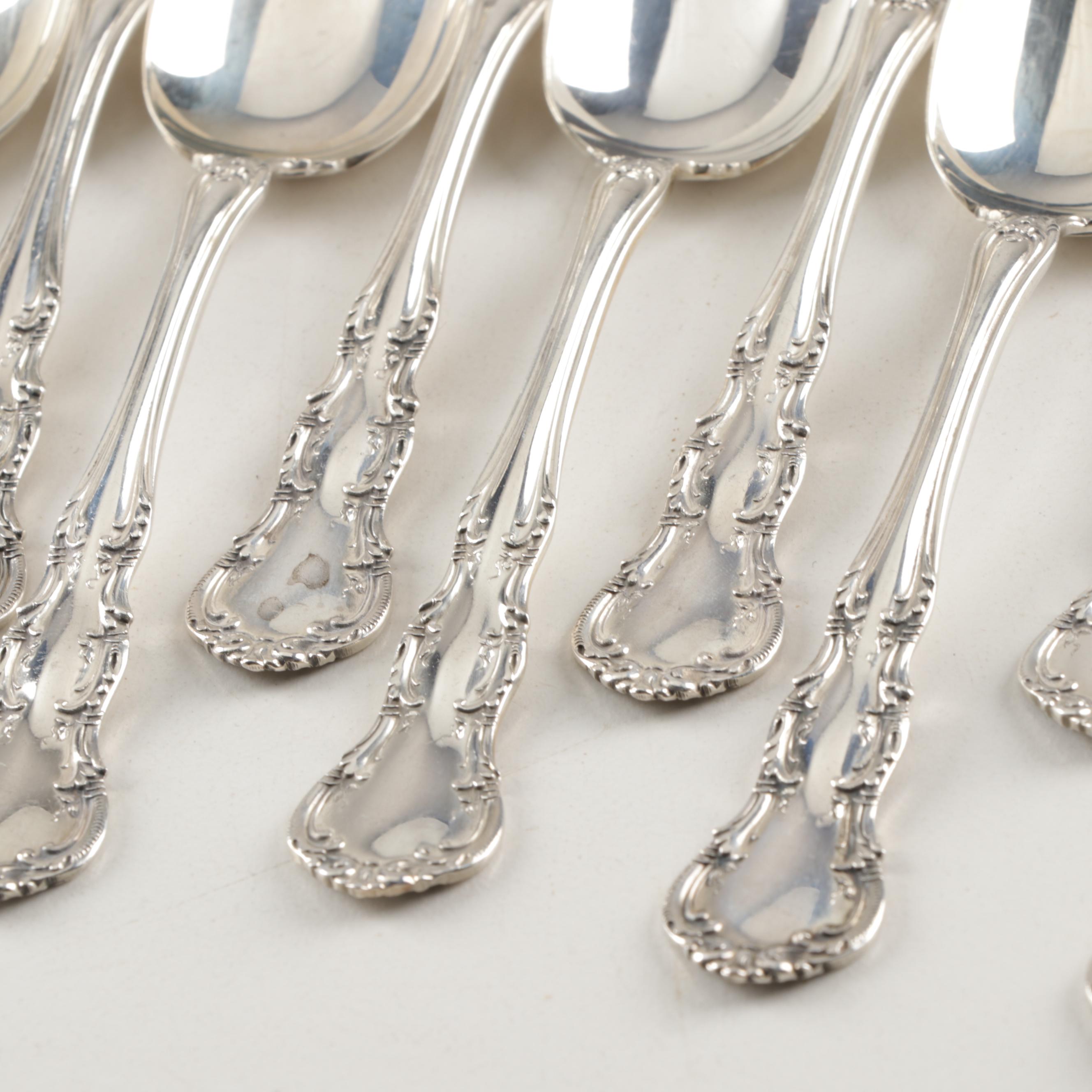Wallace Sterling Silver "Irving" Flatware, Early 20th Century