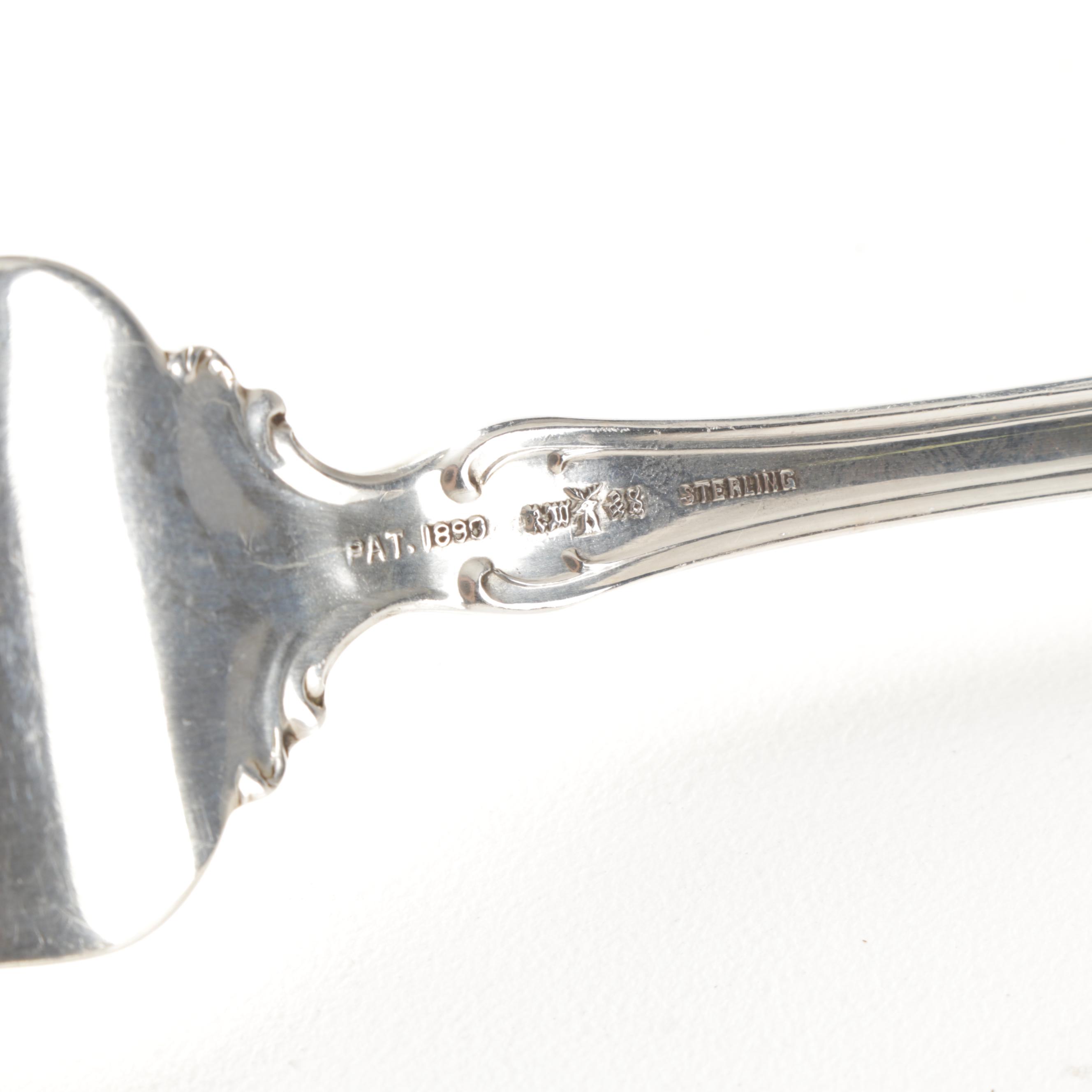 Wallace Sterling Silver "Irving" Flatware, Early 20th Century