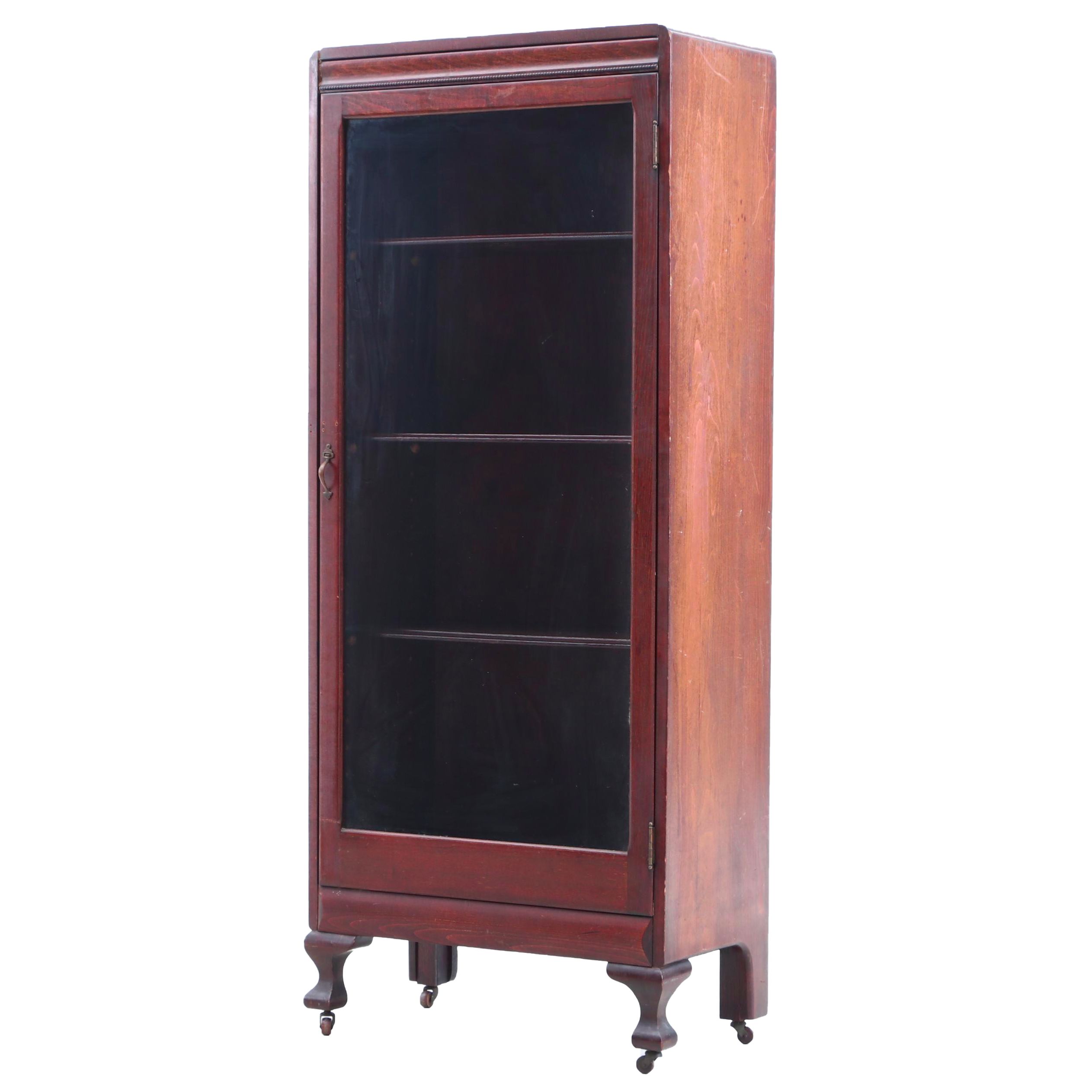 Robert Mitchell Furniture Co. Mahogany Finish Display Cabinet