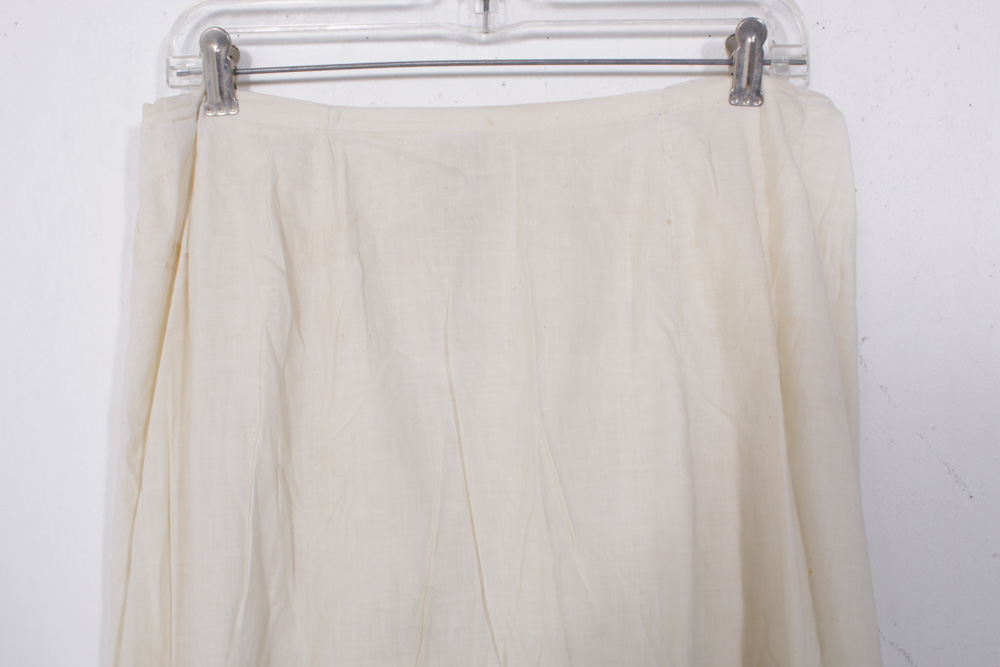 Cotton and Lace Skirts, Early 20th Century