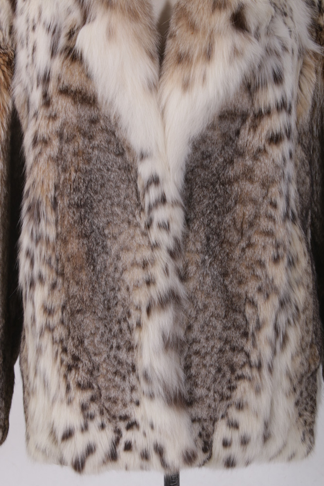 Canadian Lynx Fur Coat, Vintage