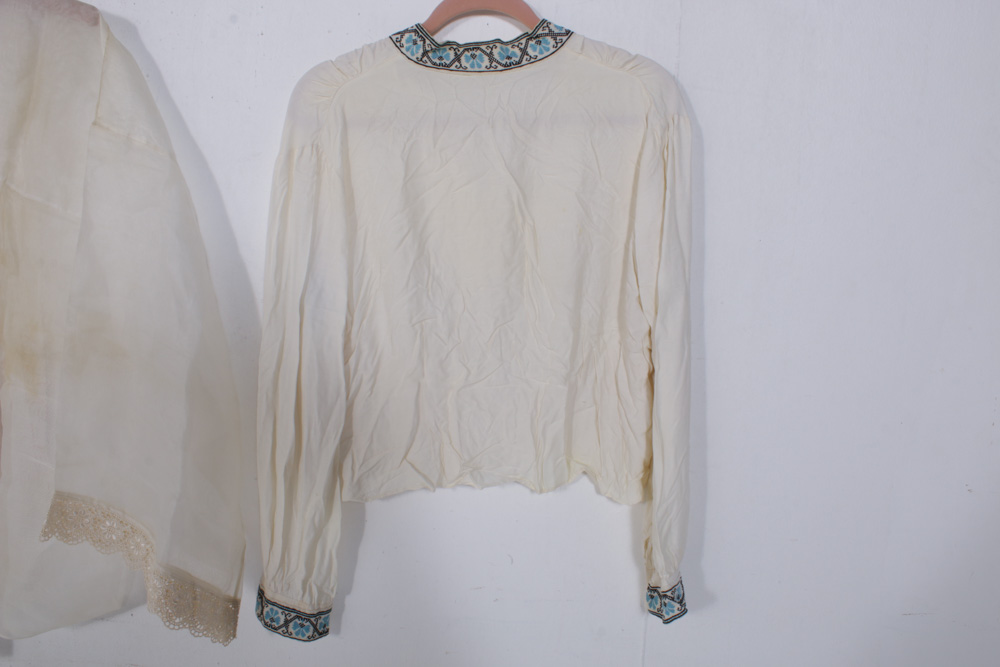 Sheer, Lace and Embroidered Edwardian Style Blouses, Early 20th Century