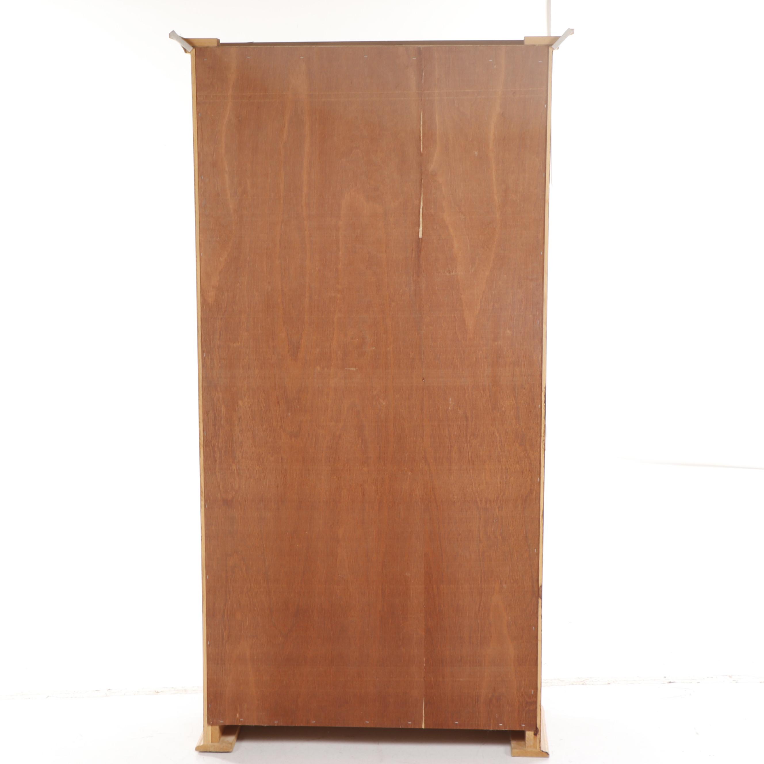 Contemporary Unfinished Pine Bookcase