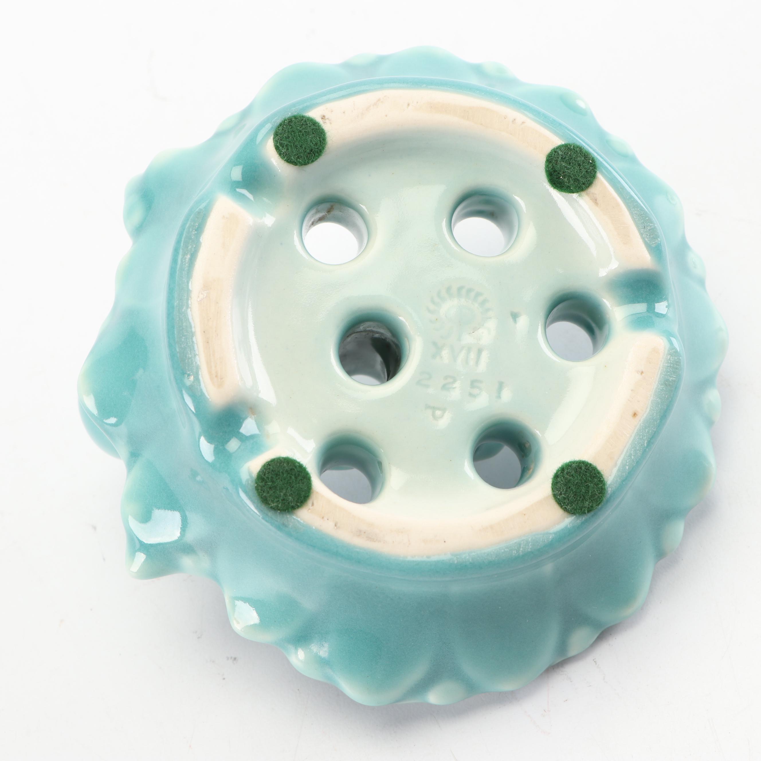 Rookwood Pottery Dolphin Form Flower Frog, 1917