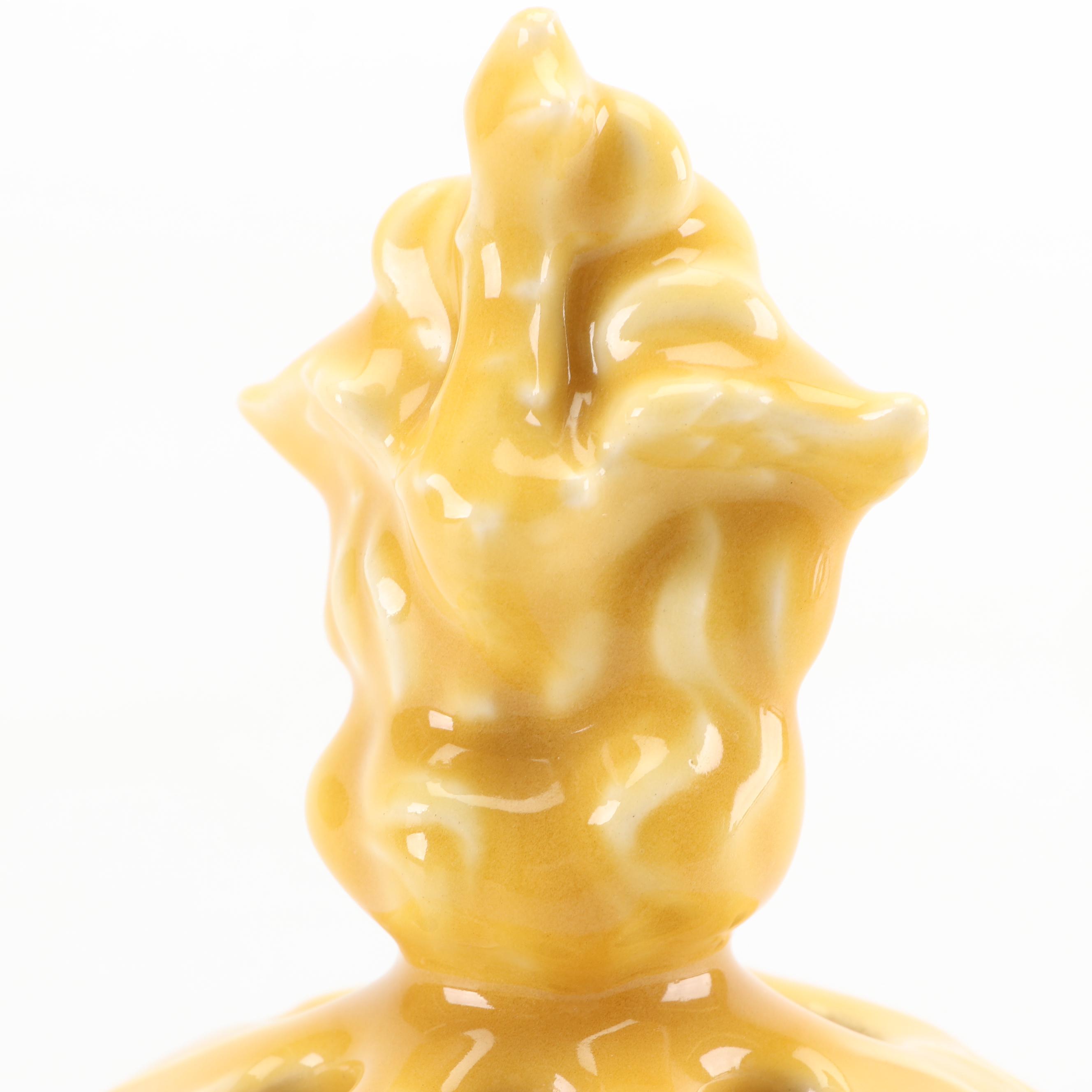 Rookwood Pottery Ostrich Form Flower Frog, 1921