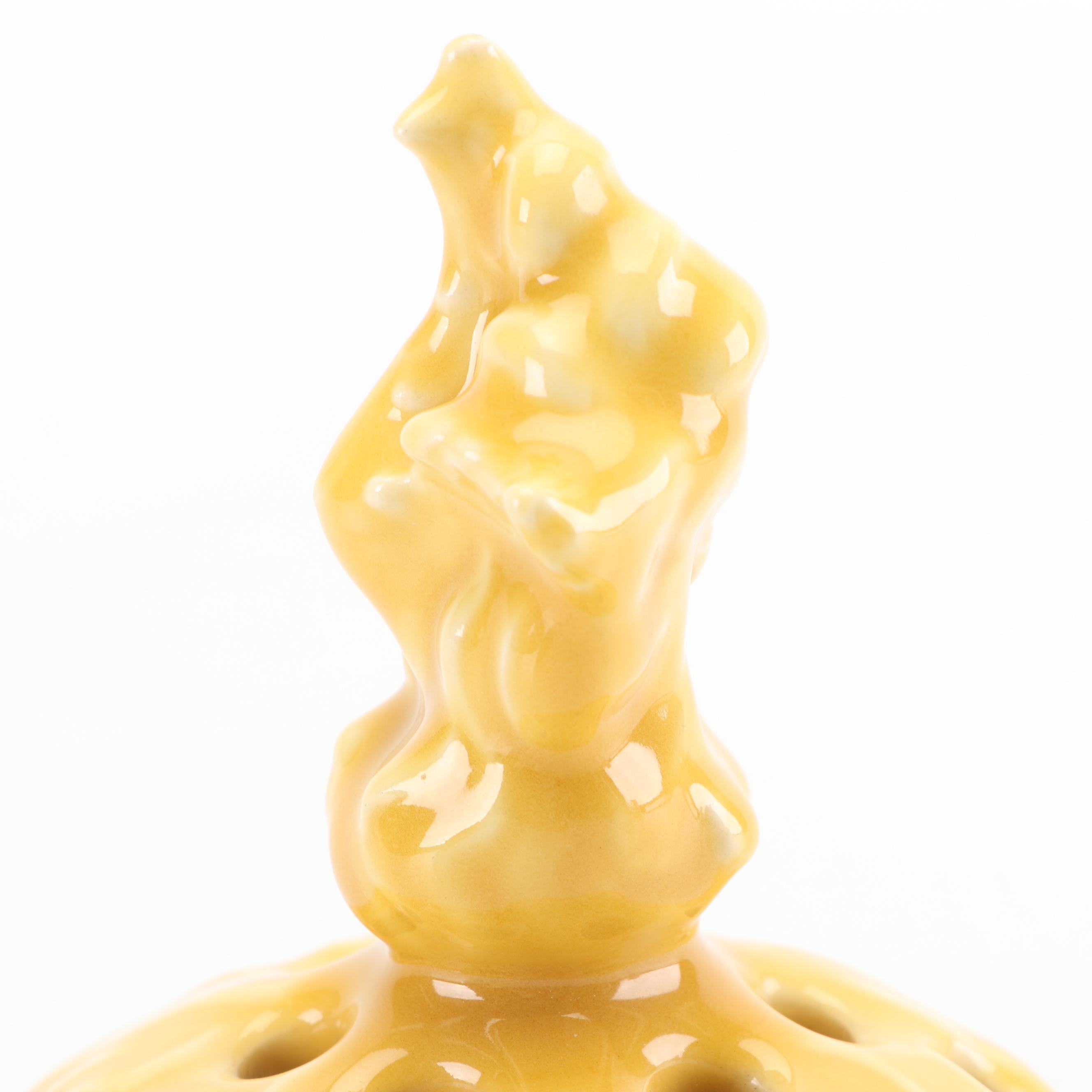 Rookwood Pottery Ostrich Form Flower Frog, 1921