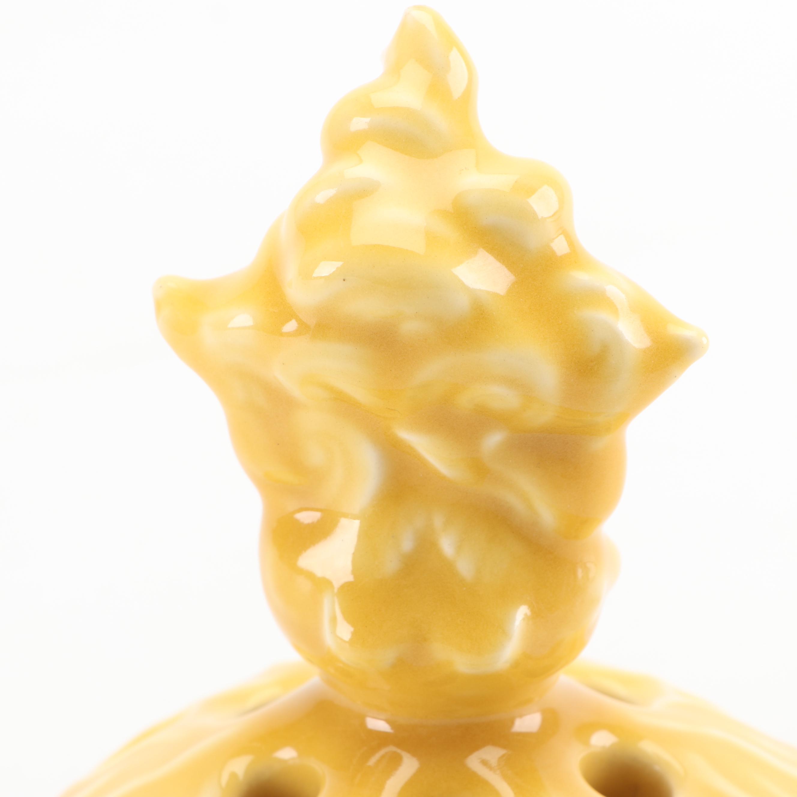 Rookwood Pottery Ostrich Form Flower Frog, 1921