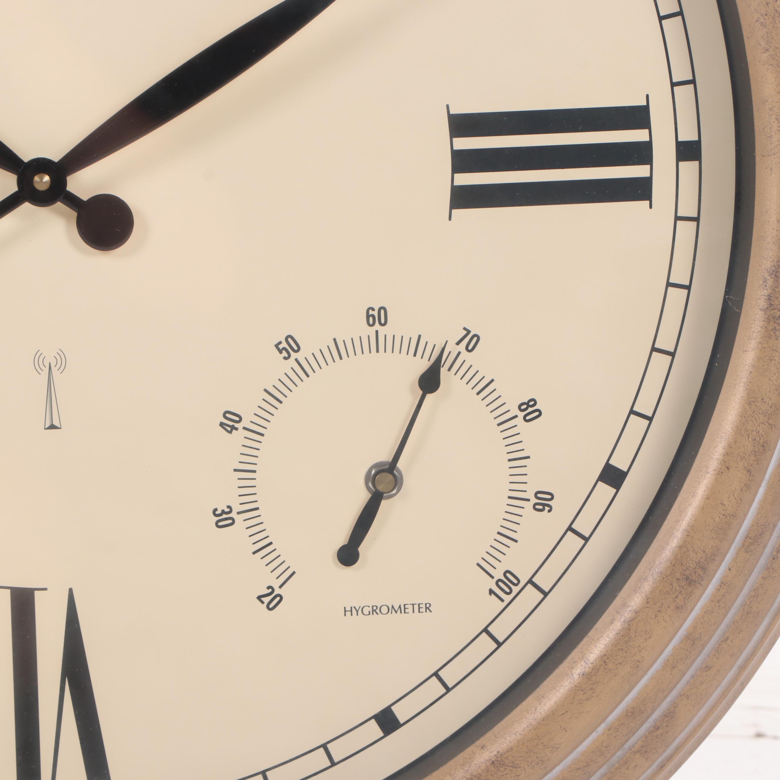 Atomix AA Battery Powered Wall Clock, Contemporary