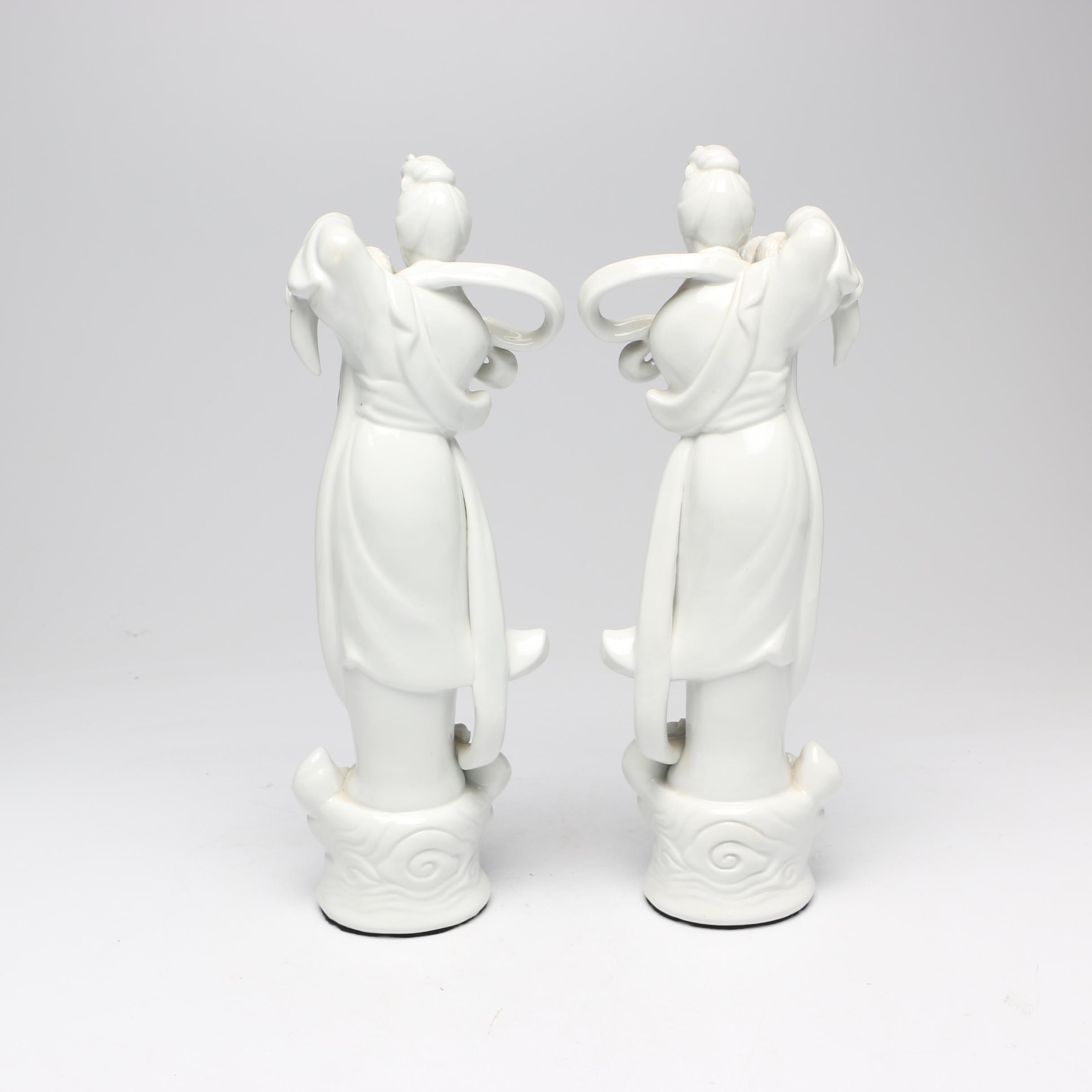 Chinese Blanc de Chine Figurines