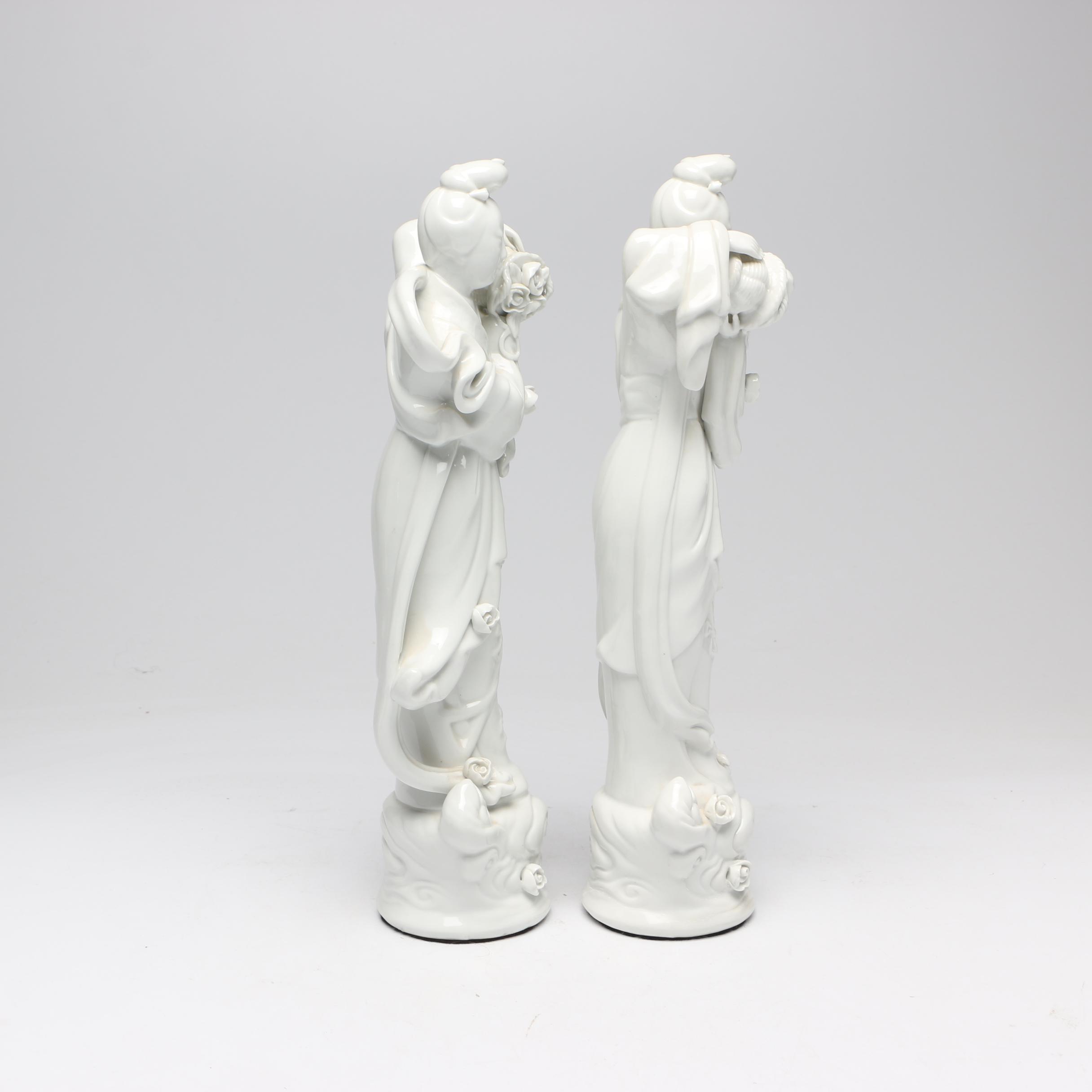 Chinese Blanc de Chine Figurines