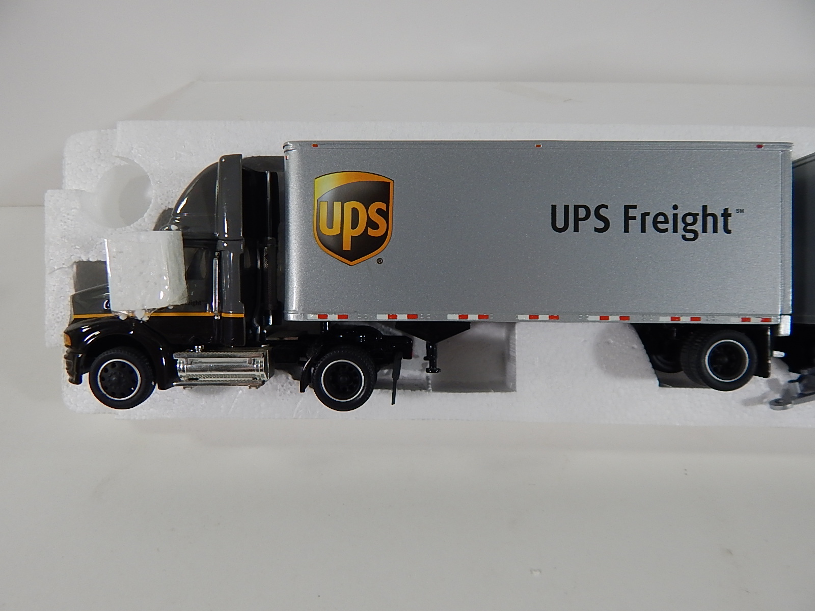 Tonkin UPS Freight Double Tractor Trailer Die Cast Truck