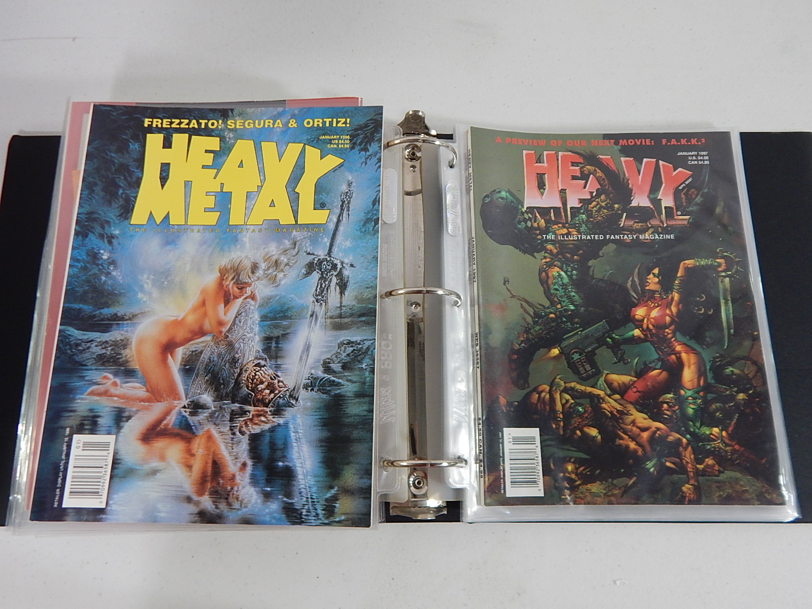 1990s "Heavy Metal" Comic Books by Metal Mammoth