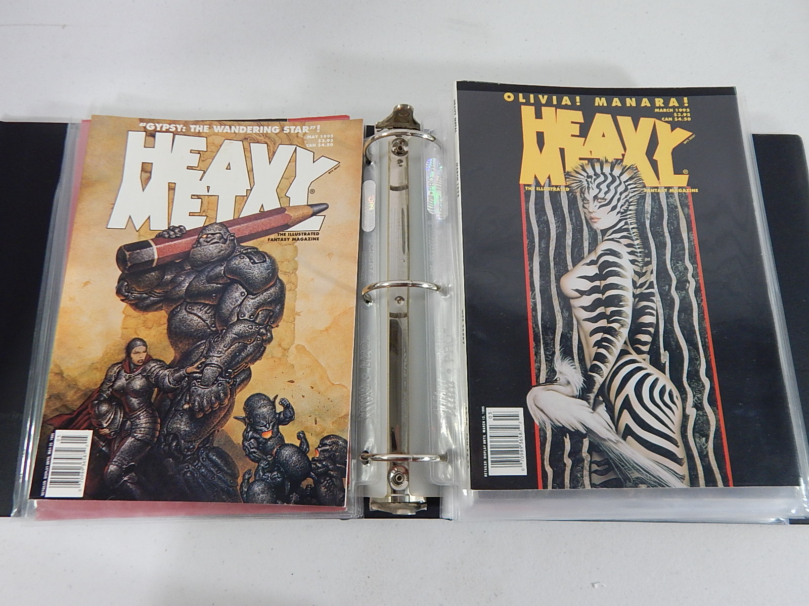 1990s "Heavy Metal" Comic Books by Metal Mammoth