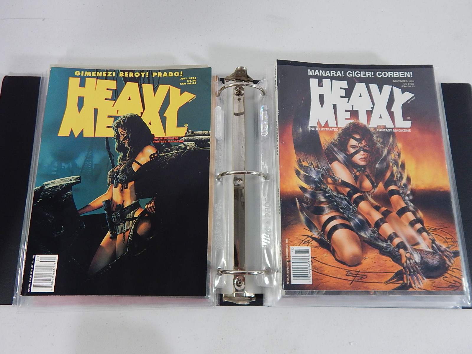 1990s "Heavy Metal" Comic Books by Metal Mammoth
