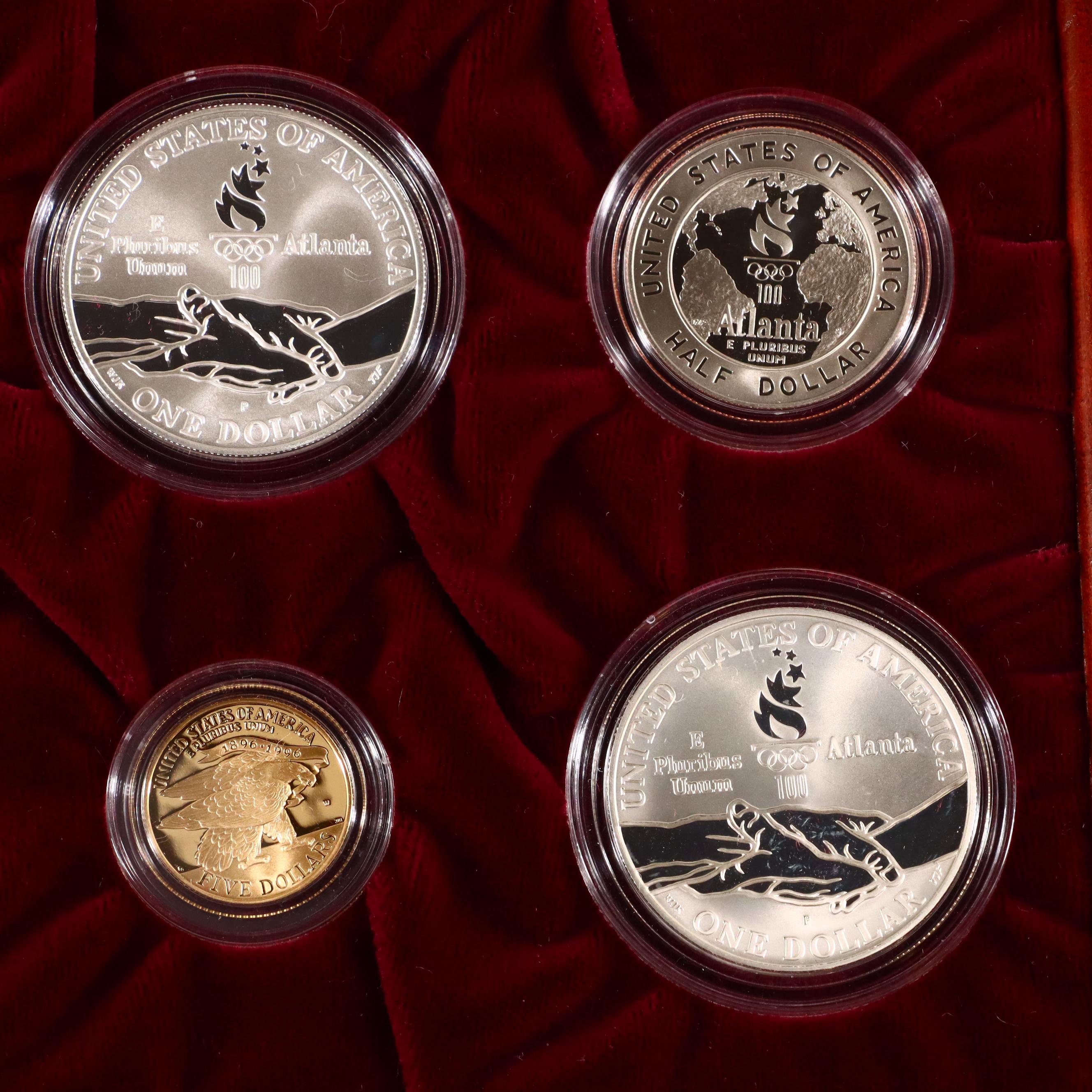 1996 Atlanta Centennial Olympic Games Sixteen-Coin Proof Set