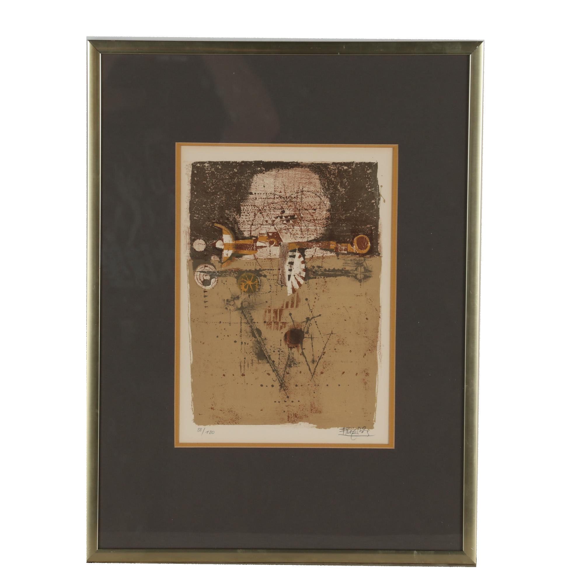 Johnny Friedländer Color Lithograph for Galerie Orangerie