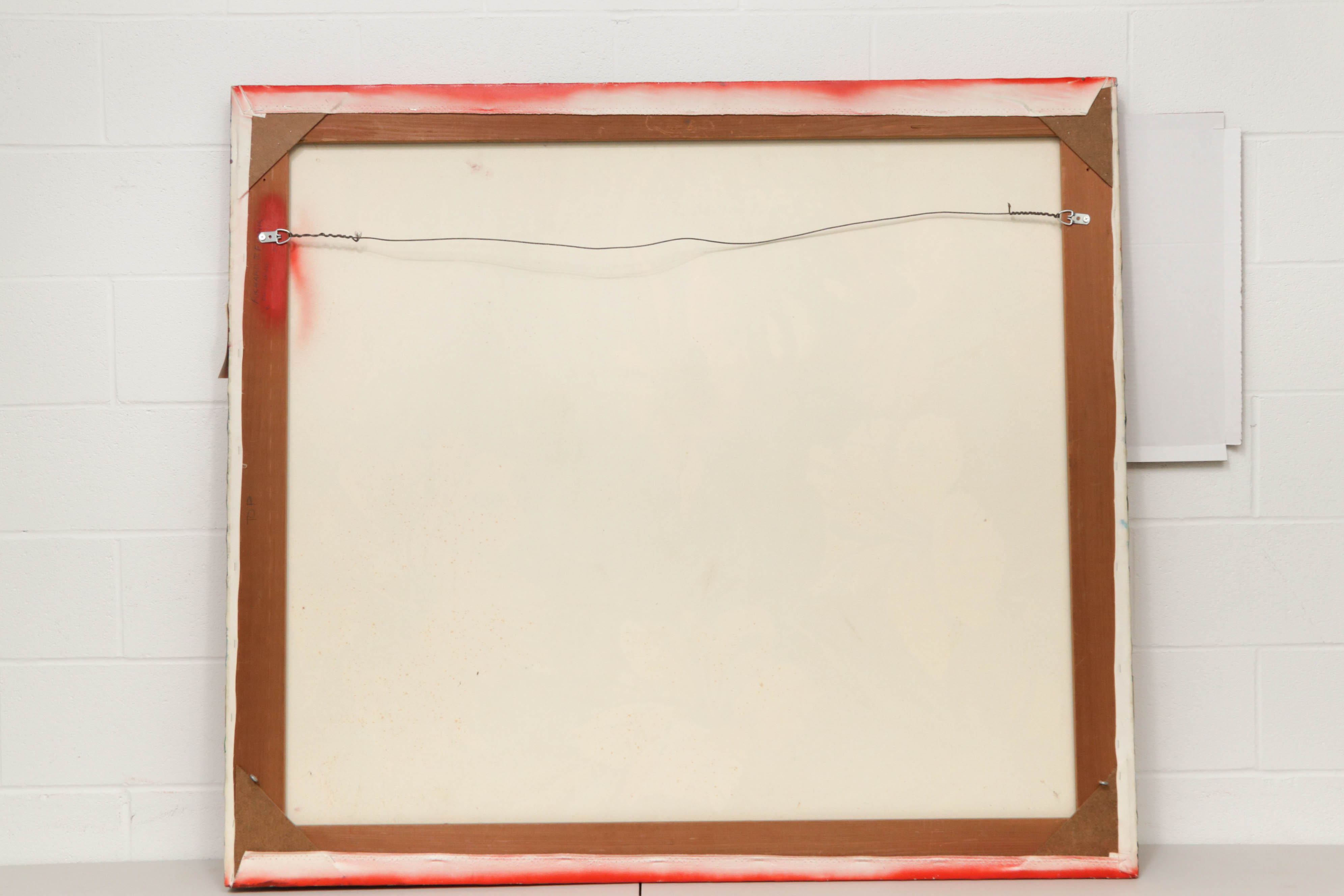 Richard J. Frank Three Panel Oil Painting "Hibiscus"