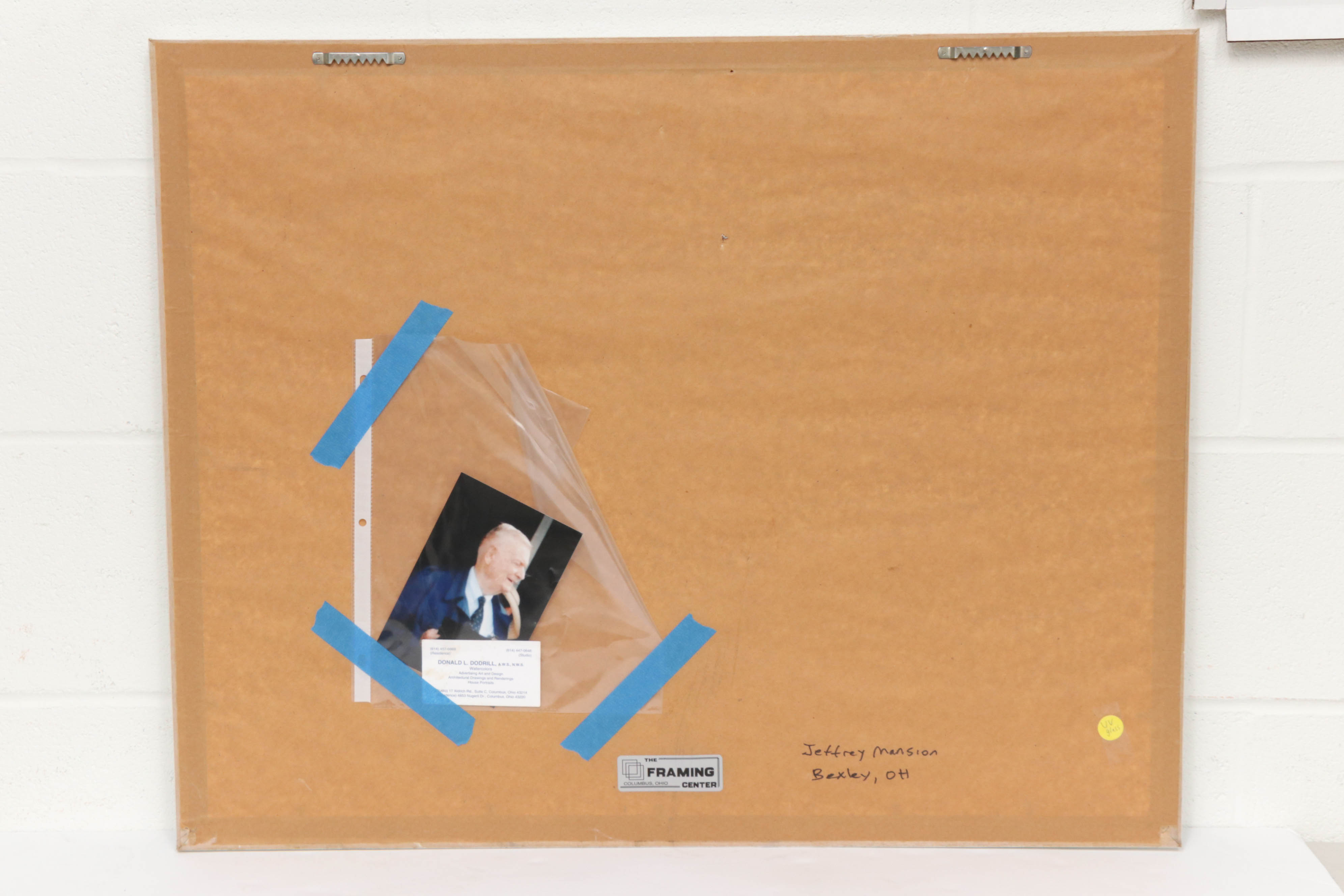 Donald L. Dodrill Watercolor Painting "The Jeffrey Mansion"